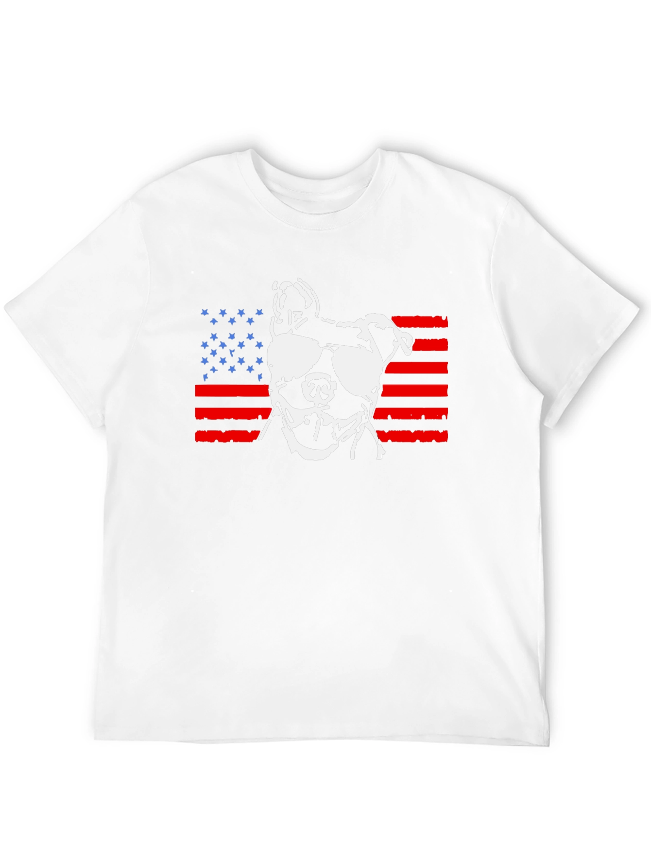 Patriotic Pitbull T-Shirt - USA Dog Lover Tee