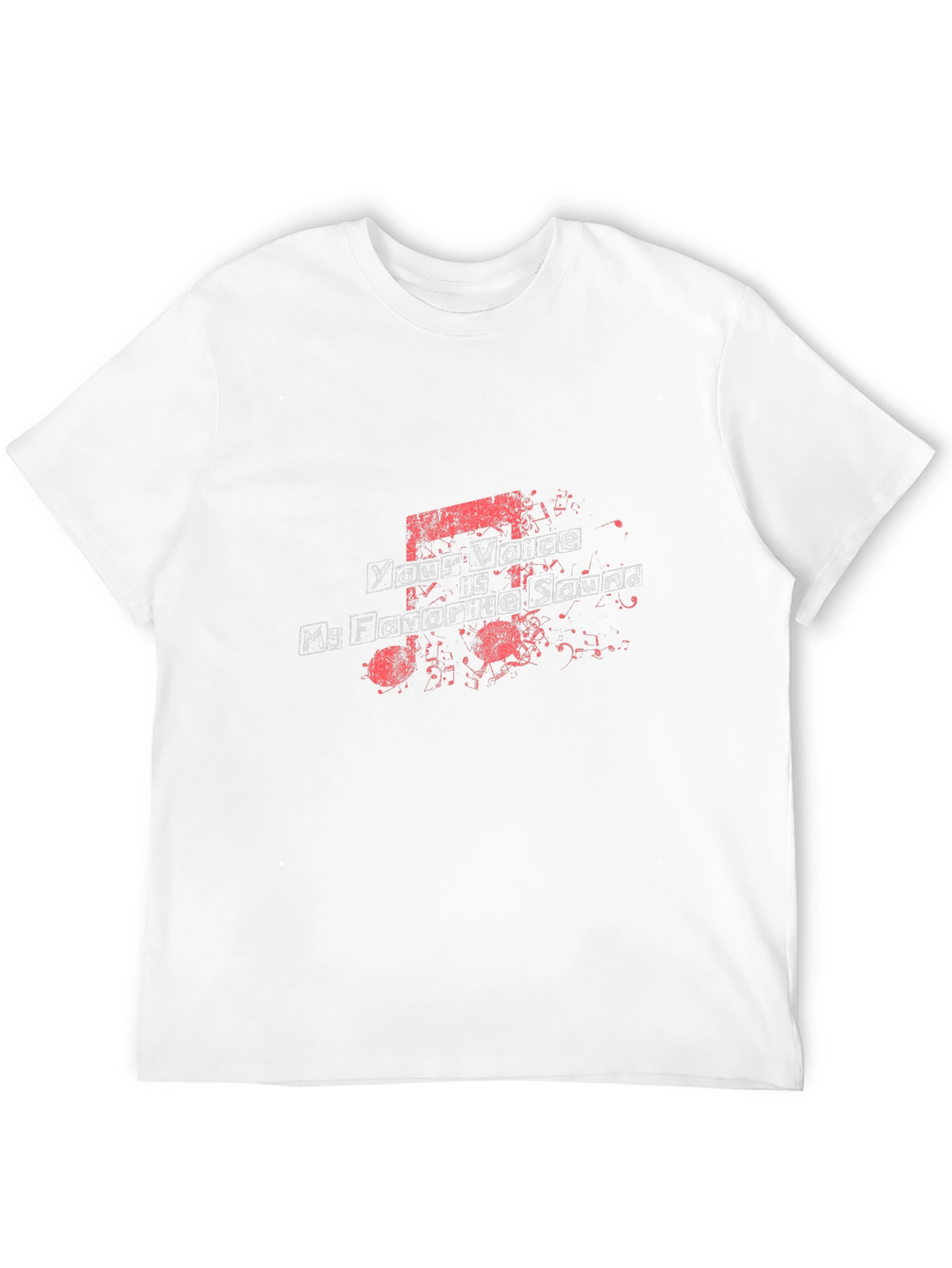 Your Voice is My Favorite Sound Black Tee