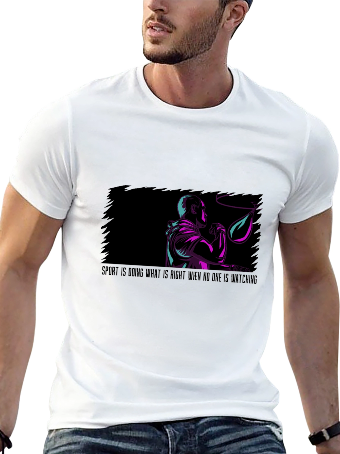 Motivational Boxer Graphic Tee