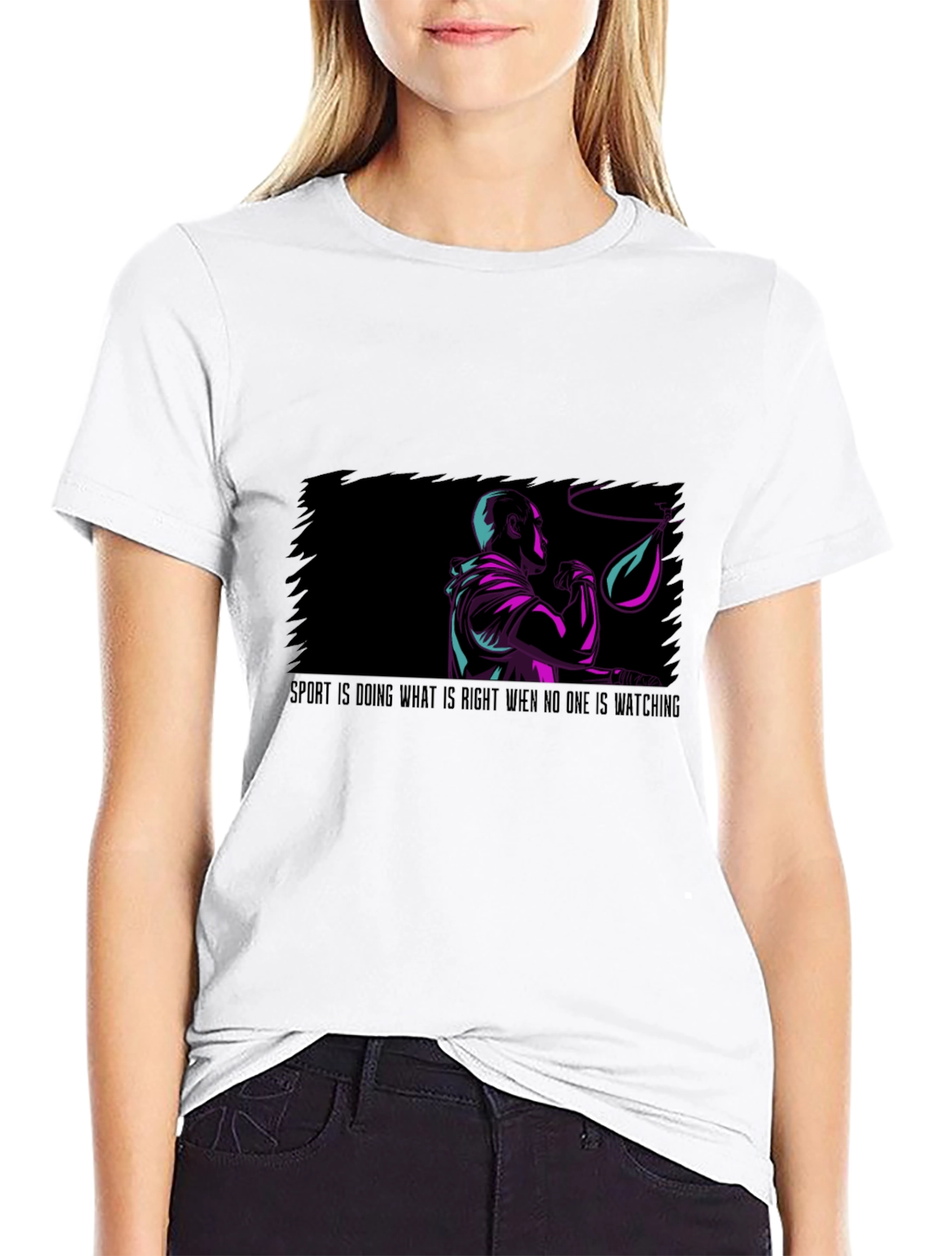 Motivational Boxer Graphic Tee