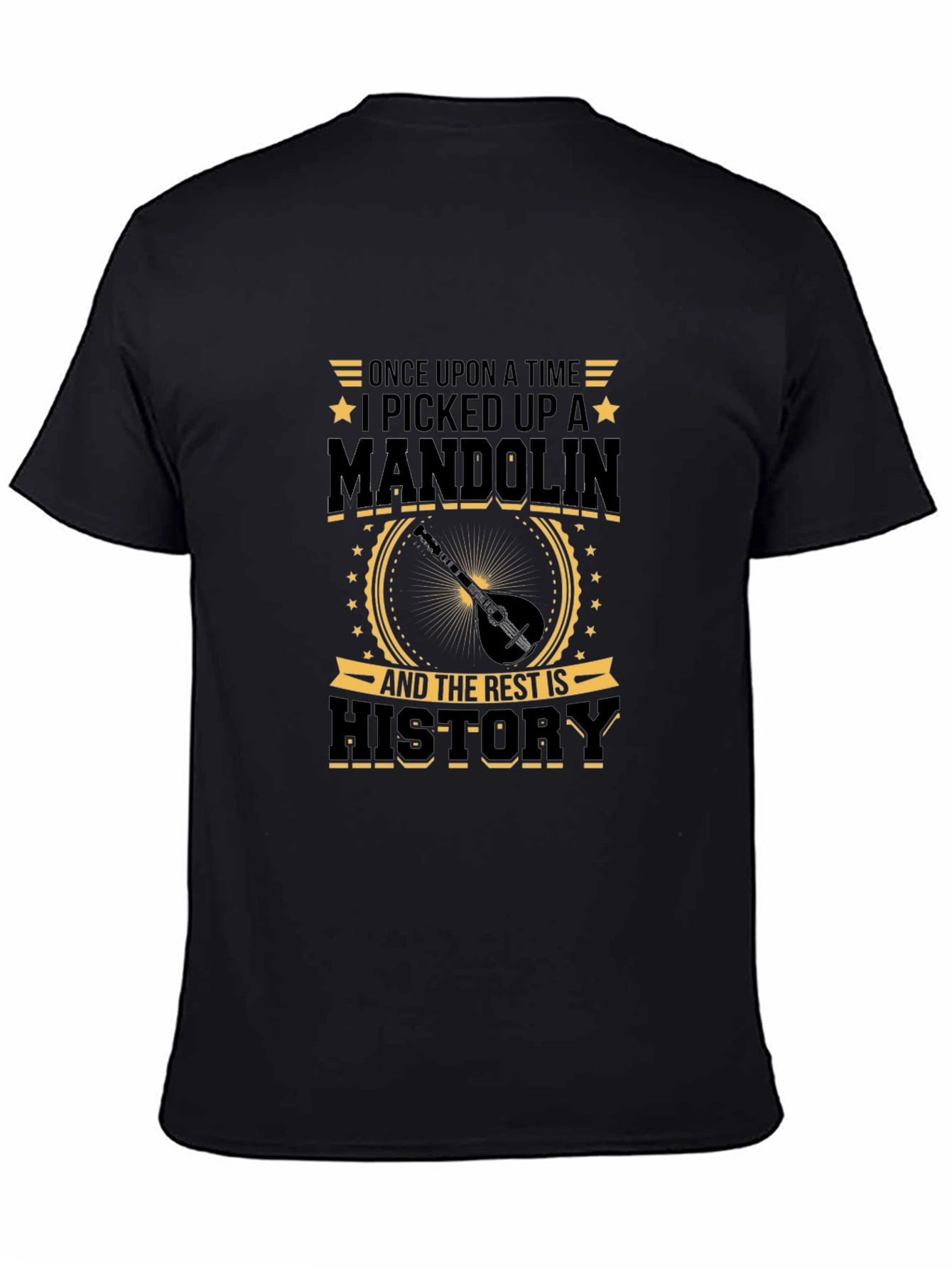 Mandolin Player T-Shirt - Once Upon A Time