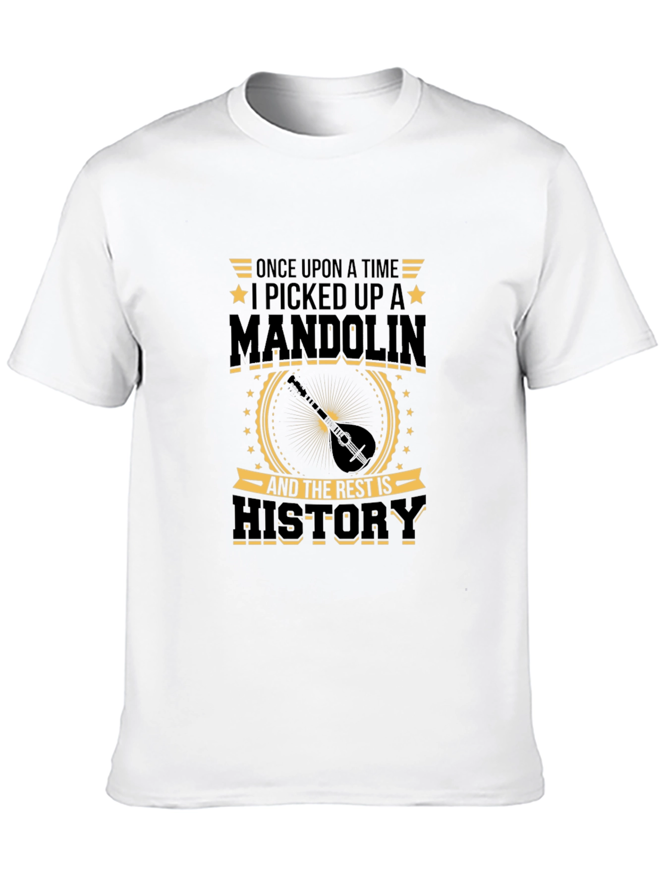Mandolin Player T-Shirt - Once Upon A Time