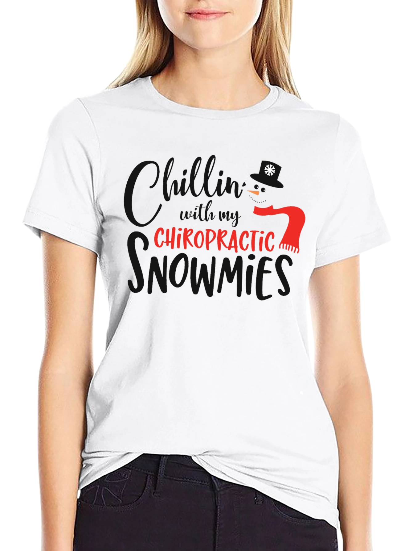 Chiropractic Christmas T-Shirt - Holiday Season Style