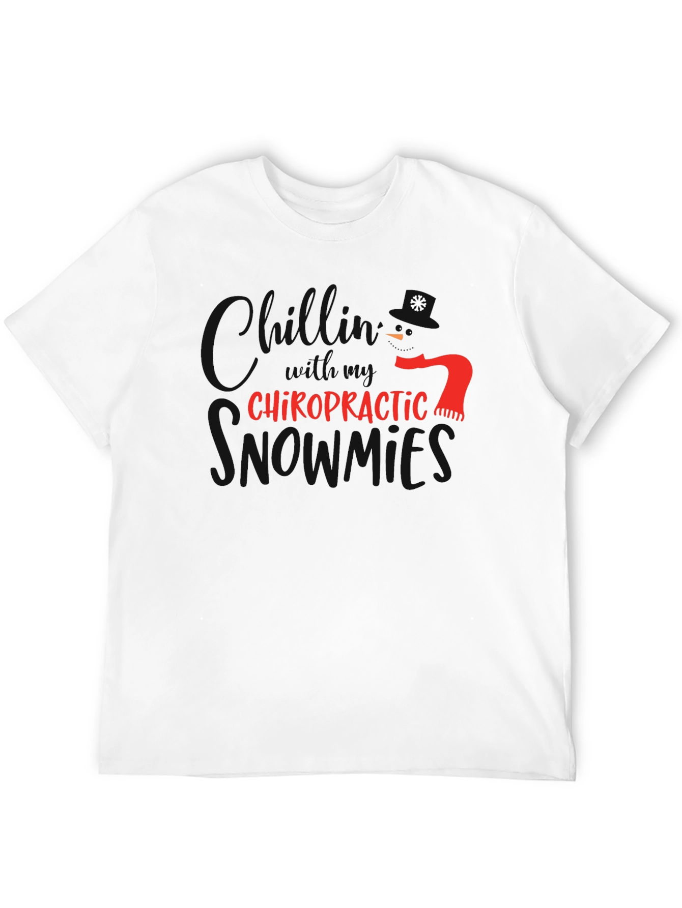 Chiropractic Christmas T-Shirt - Holiday Season Style