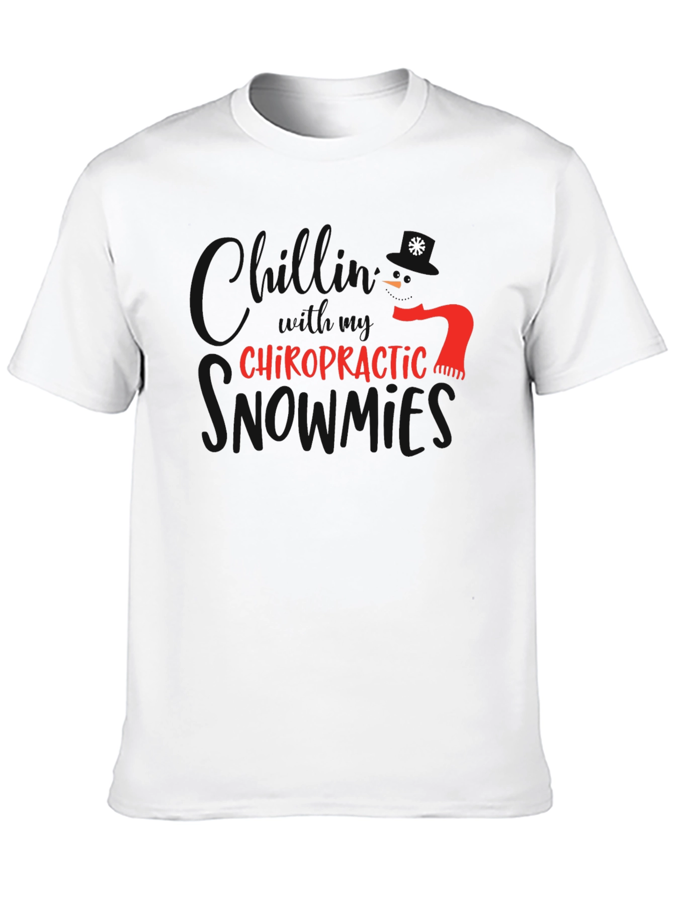 Chiropractic Christmas T-Shirt - Holiday Season Style