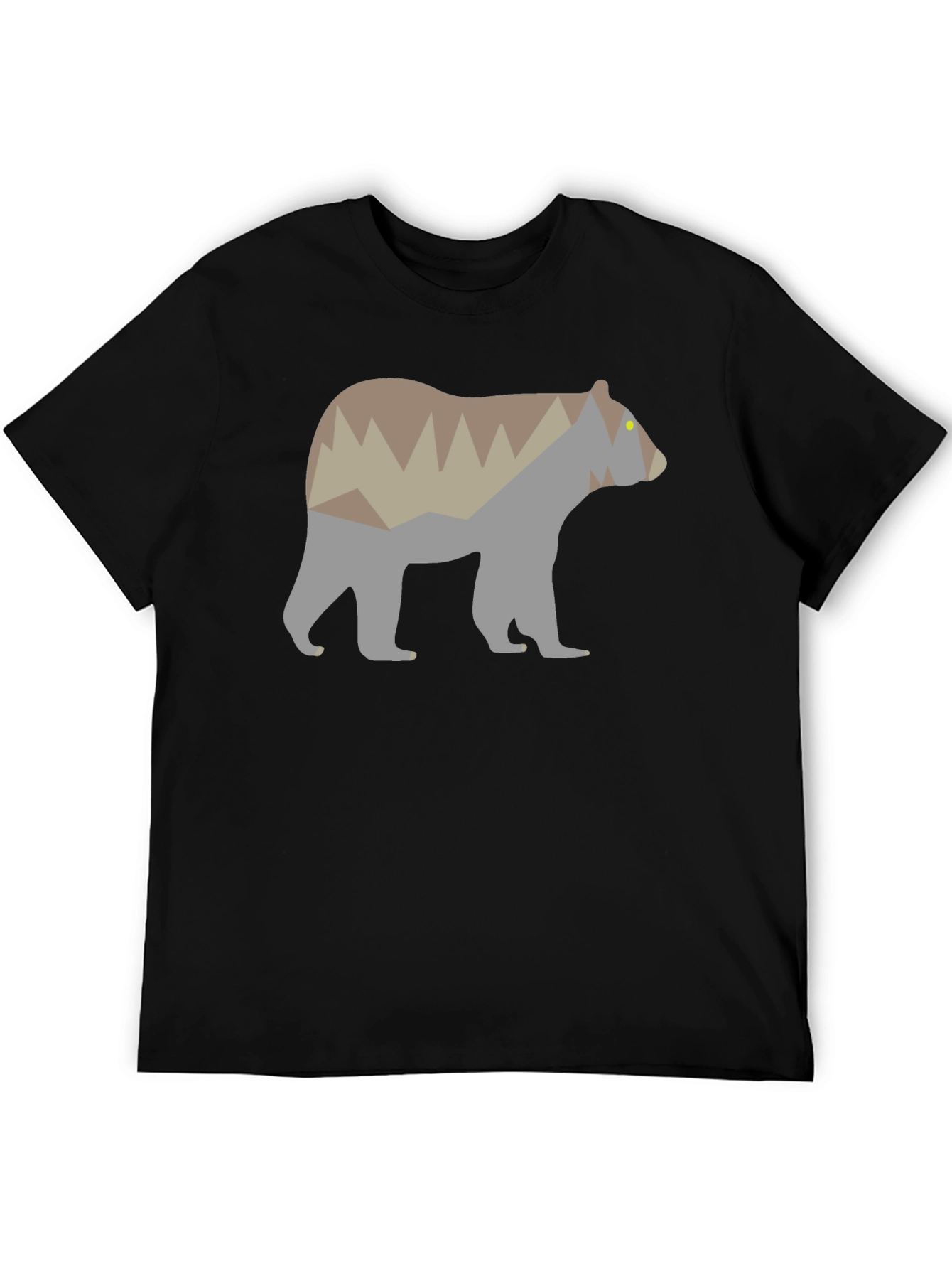 Bear Mountain Silhouette Graphic Tee - Black