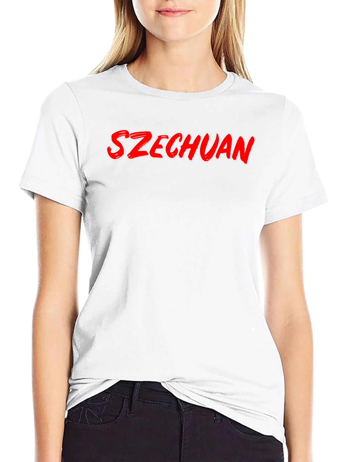 Szechuan T-Shirt - Black Crew Neck Tee