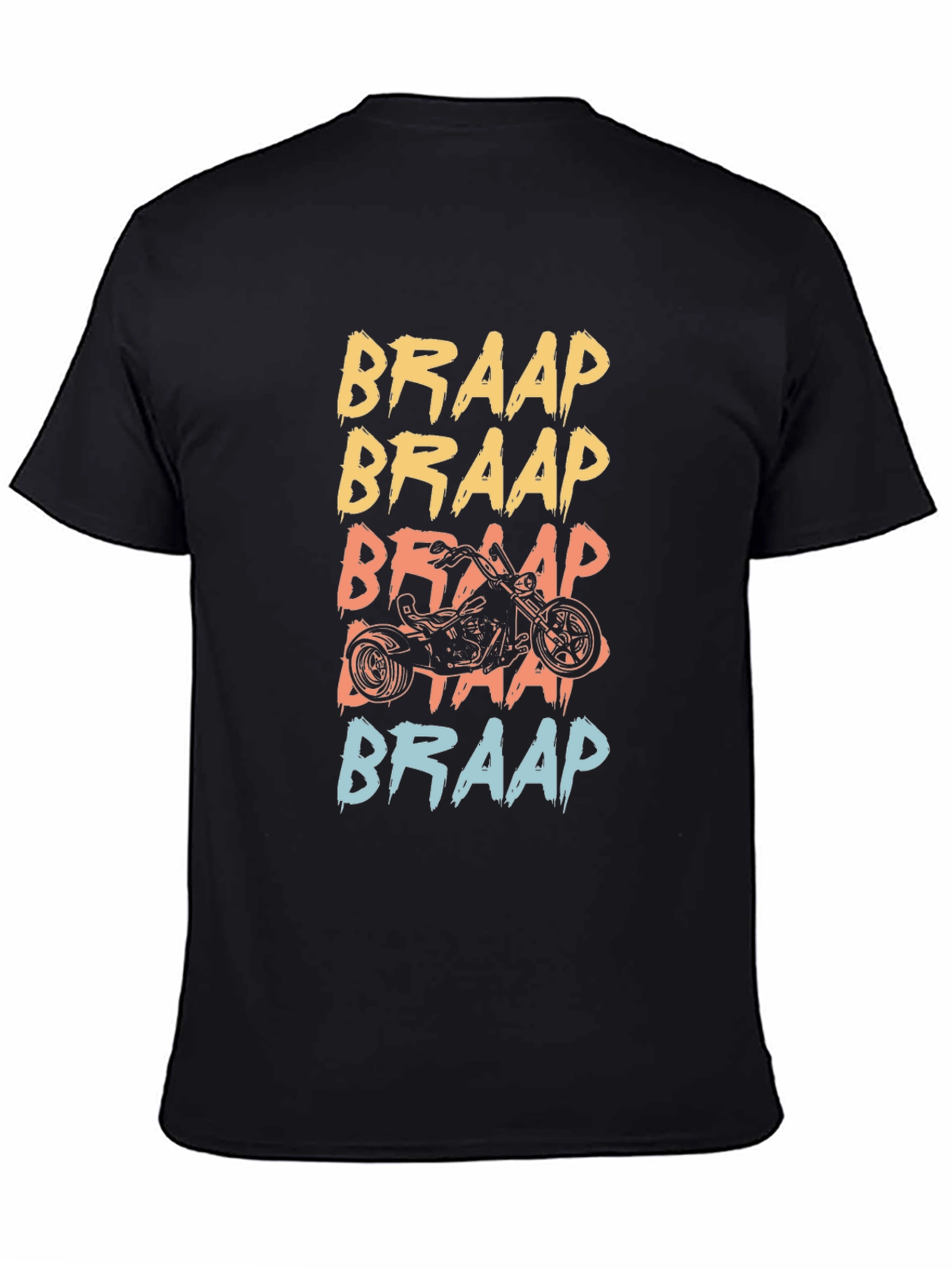 Braap Motorcycle Graphic T-Shirt - Mens Black Tee