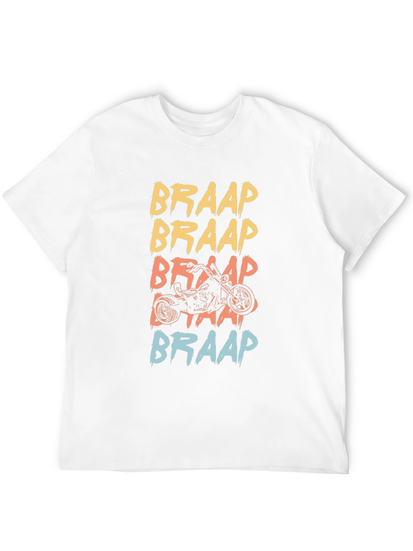 Braap Motorcycle Graphic T-Shirt - Mens Black Tee