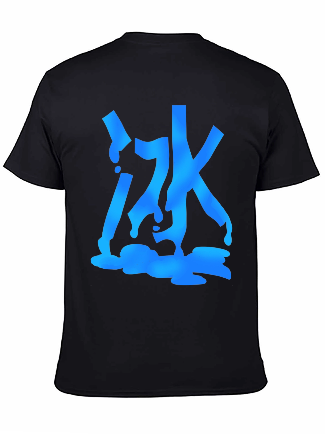 Urban Graphic Tee - Abstract Water Design