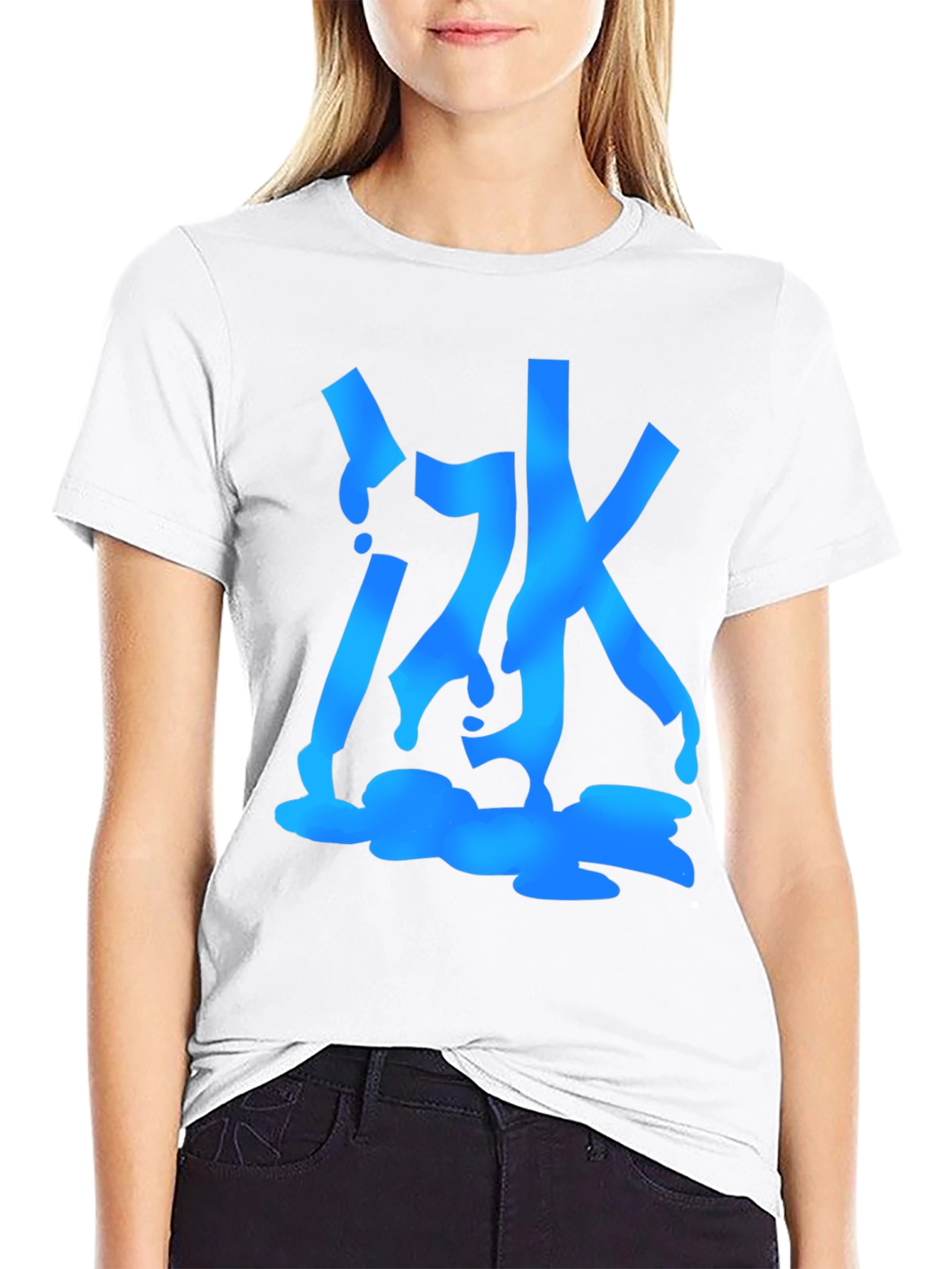 Urban Graphic Tee - Abstract Water Design