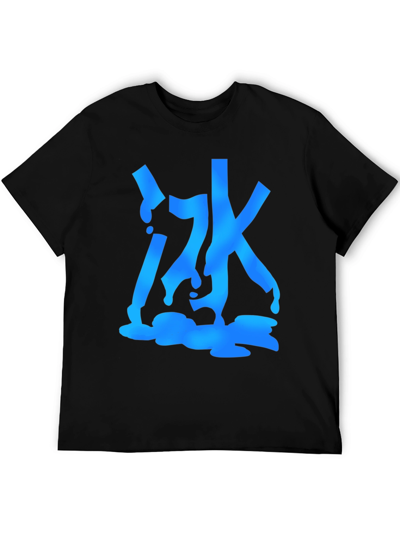Urban Graphic Tee - Abstract Water Design