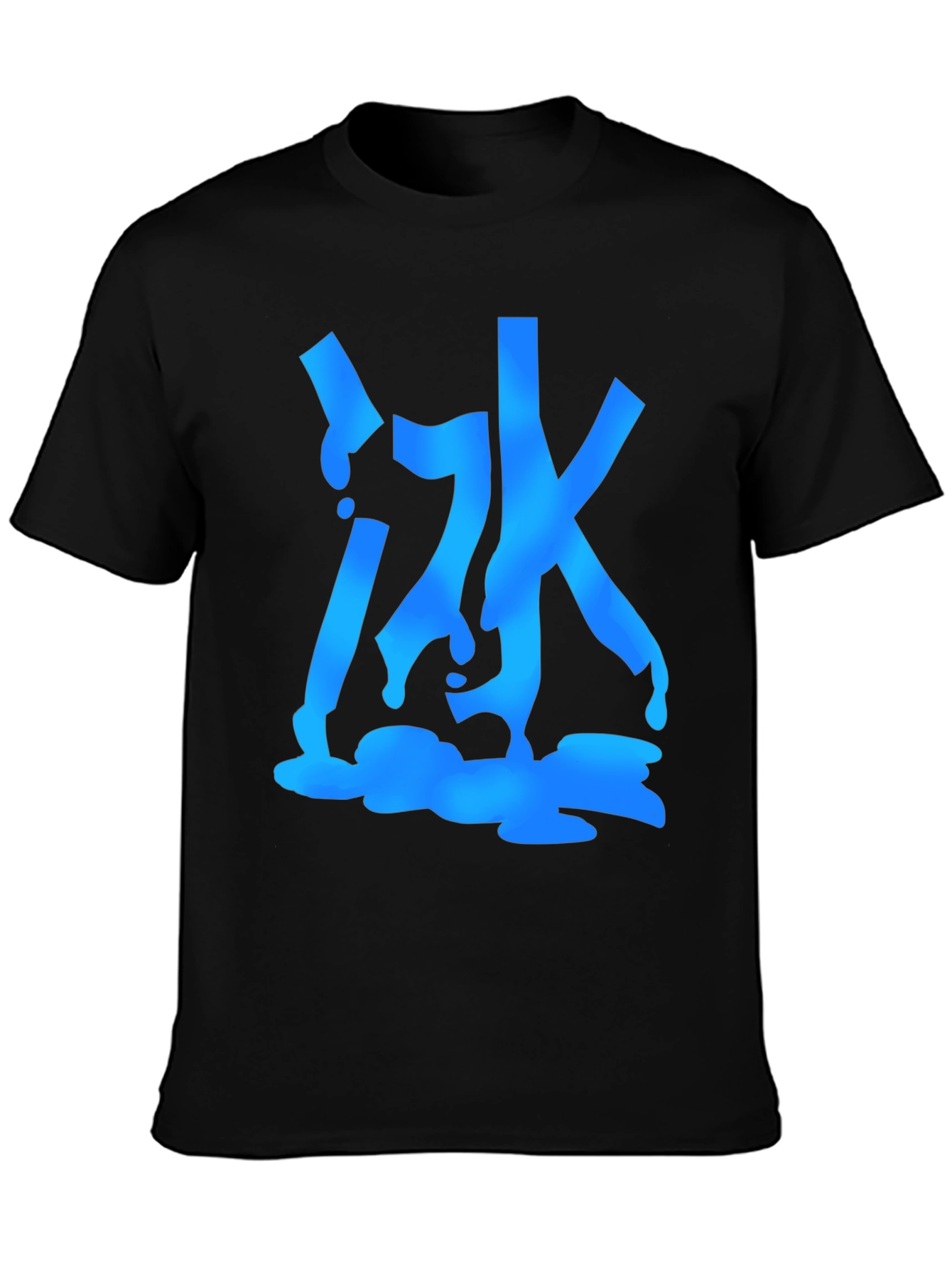 Urban Graphic Tee - Abstract Water Design