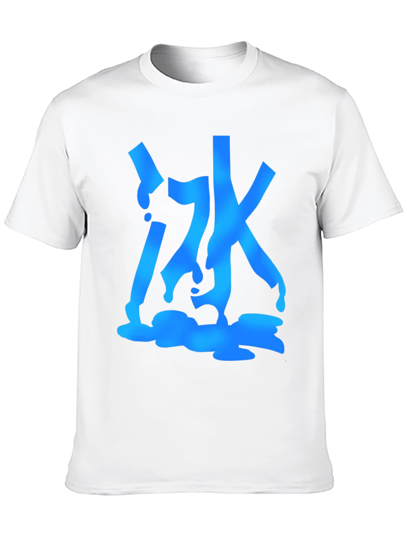 Urban Graphic Tee - Abstract Water Design