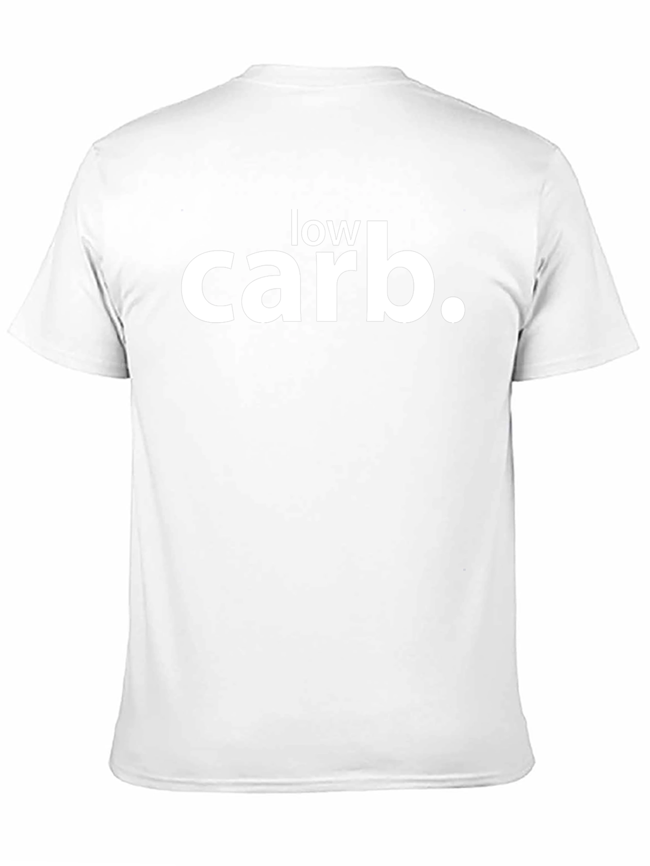 Low Carb Black T-Shirt - Keto Diet Apparel