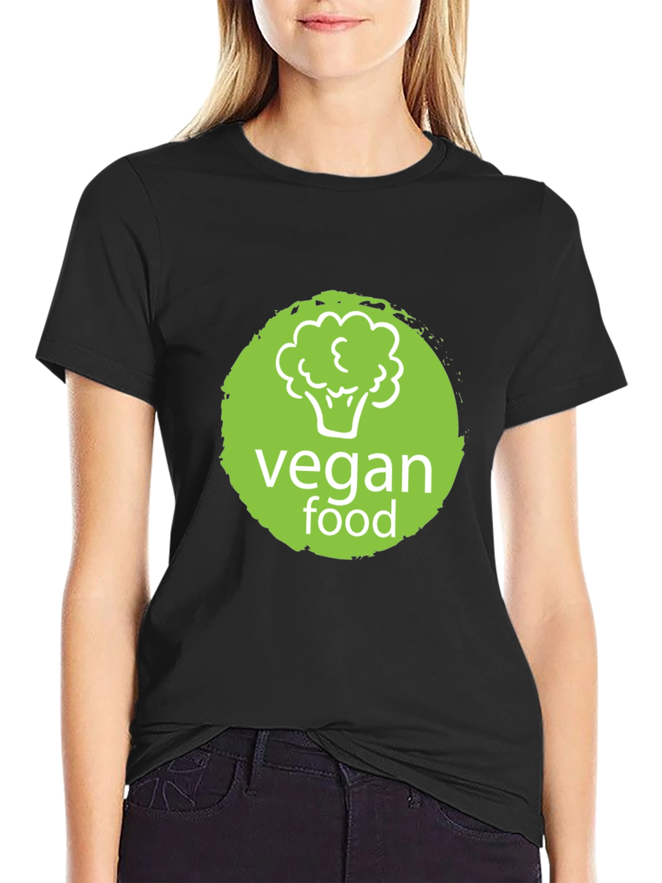 Vegan Food T-Shirt - Black