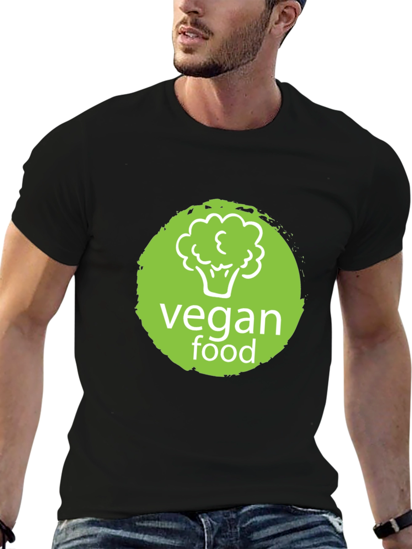 Vegan Food T-Shirt - Black