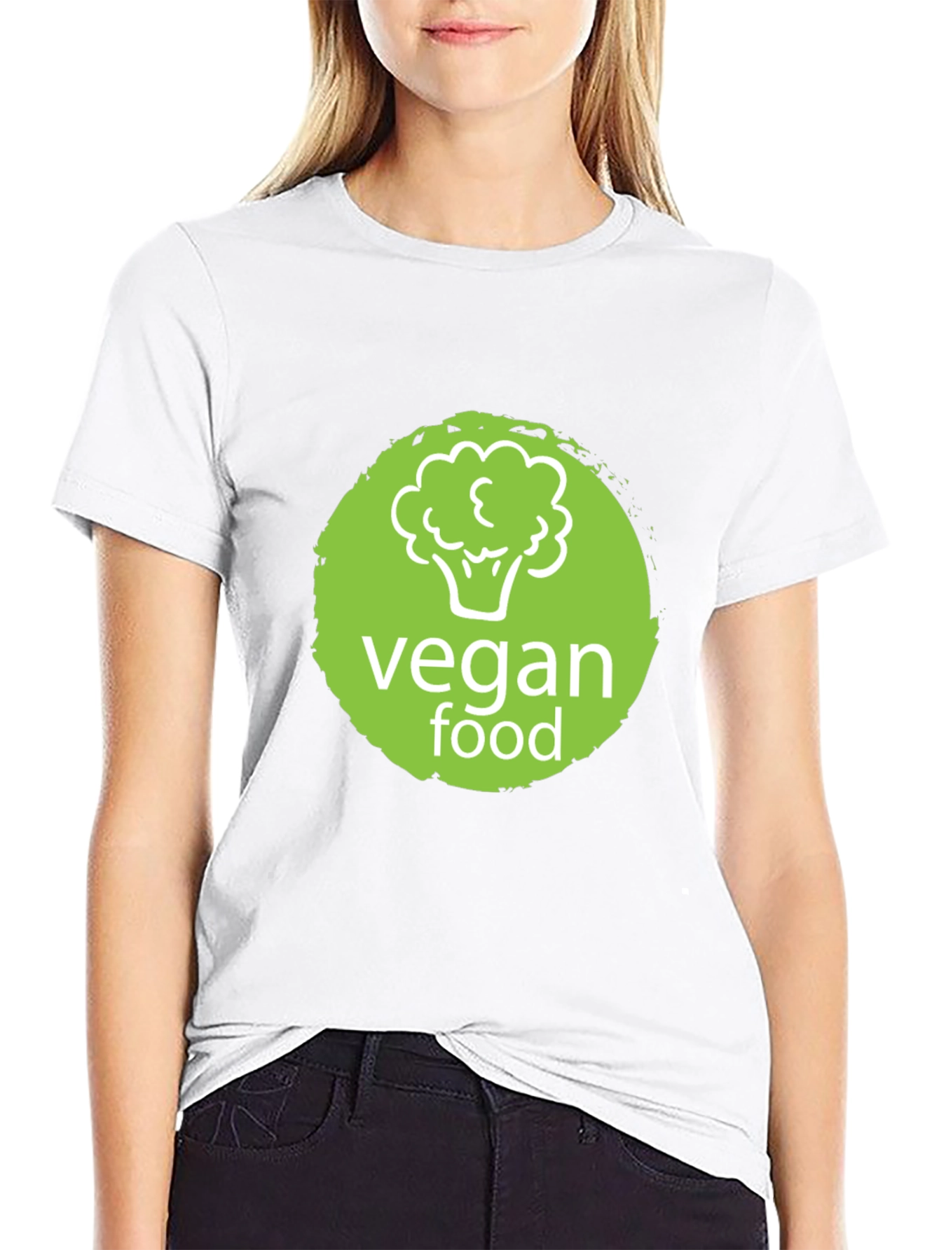 Vegan Food T-Shirt - Black