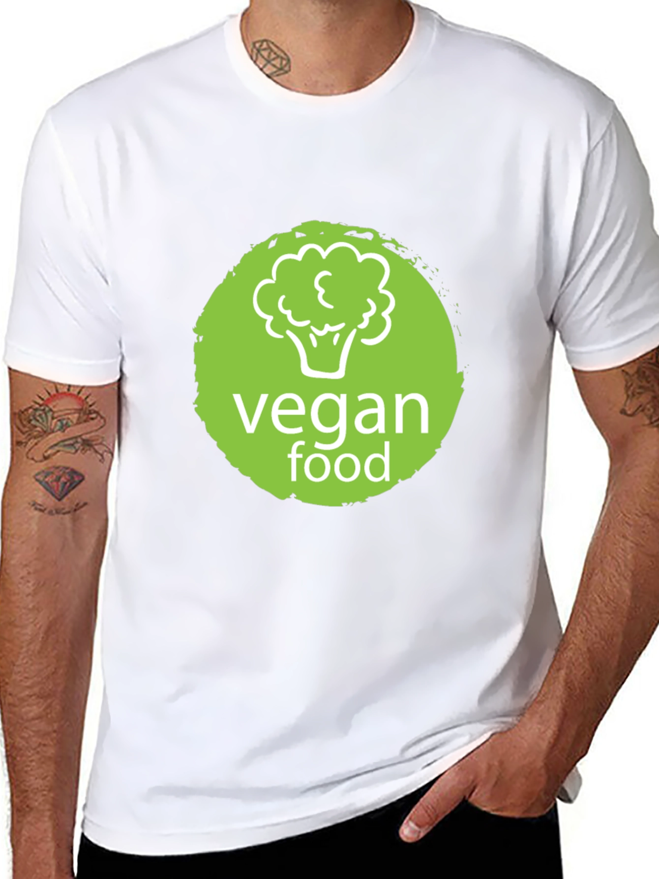 Vegan Food T-Shirt - Black
