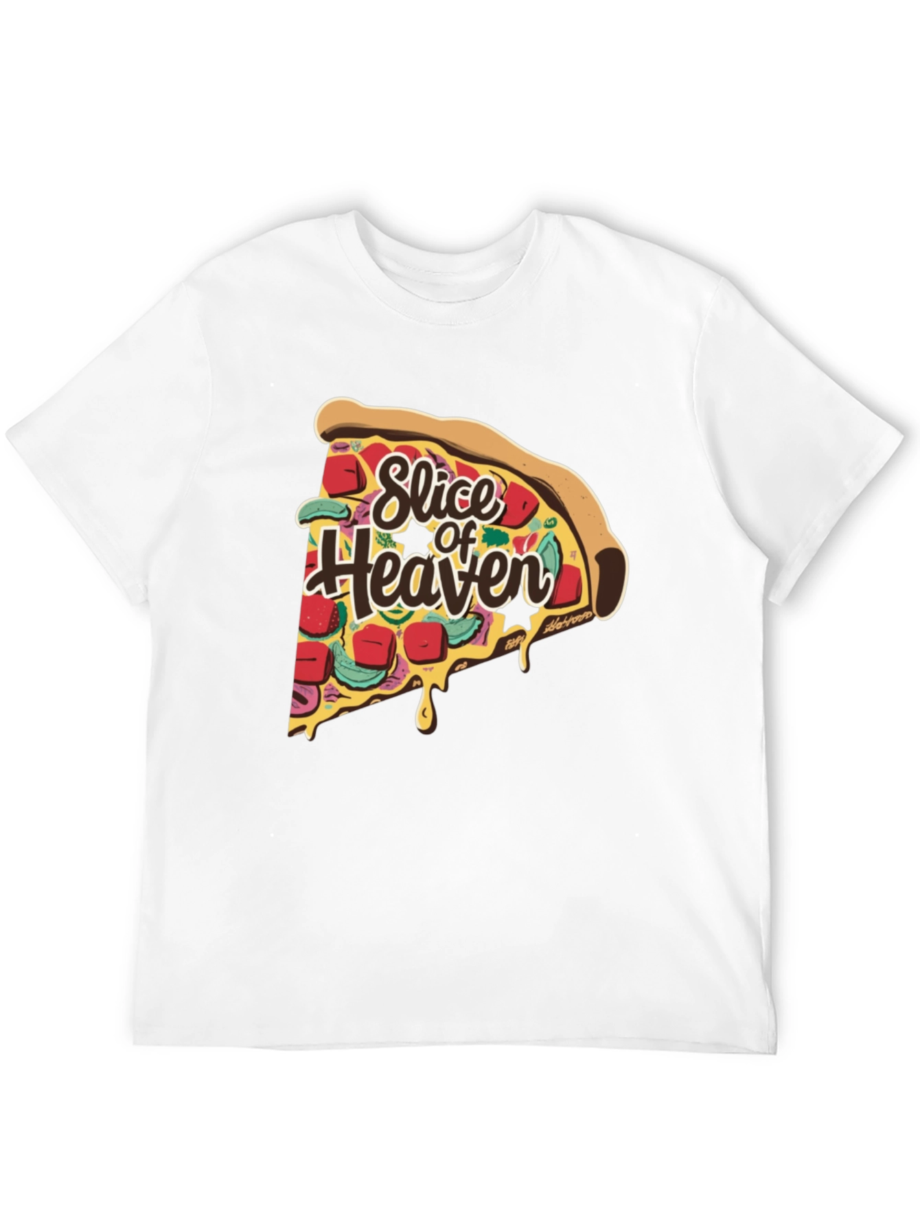 Slice of Heaven Graphic Tee - Funny Pizza T-Shirt