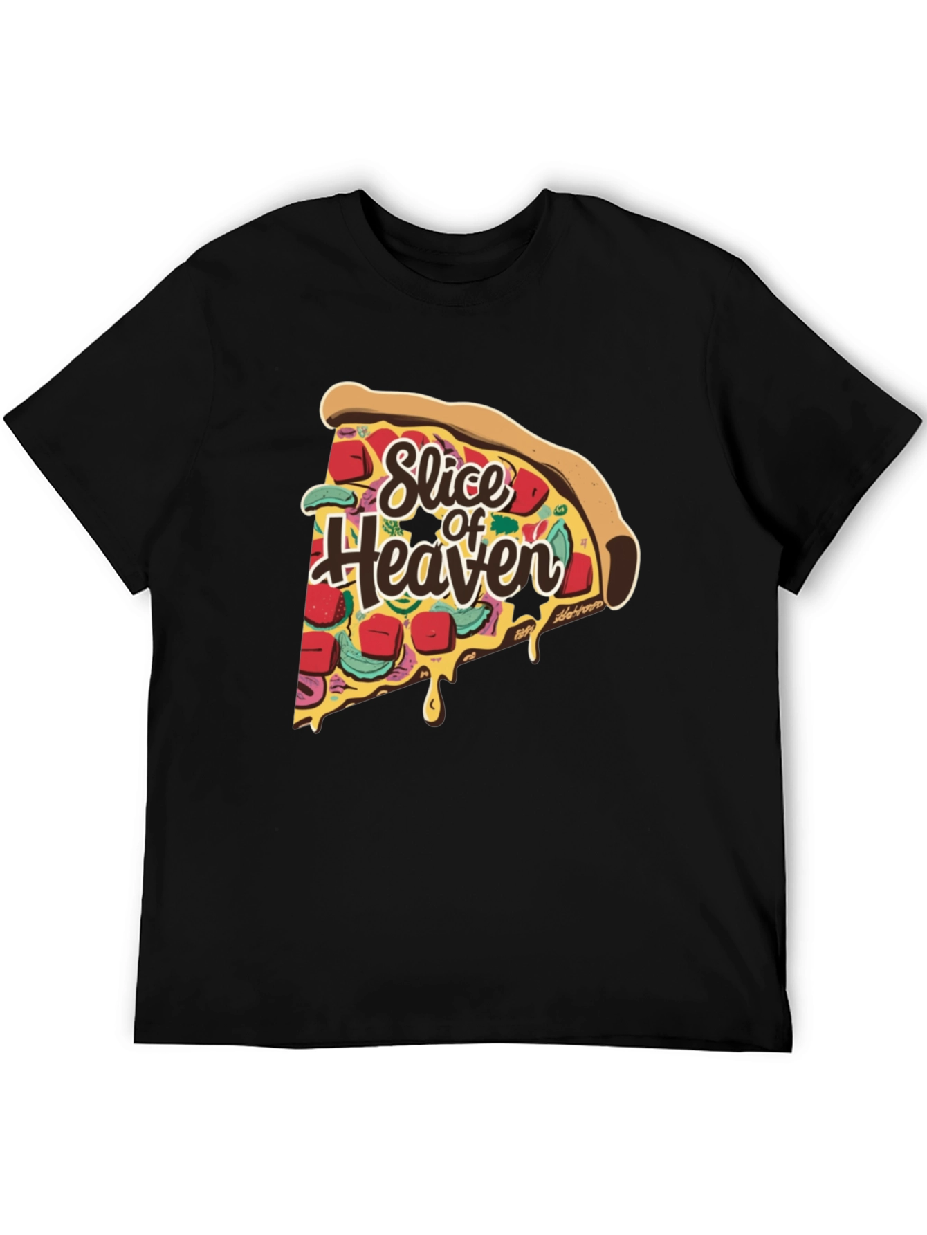 Slice of Heaven Graphic Tee - Funny Pizza T-Shirt