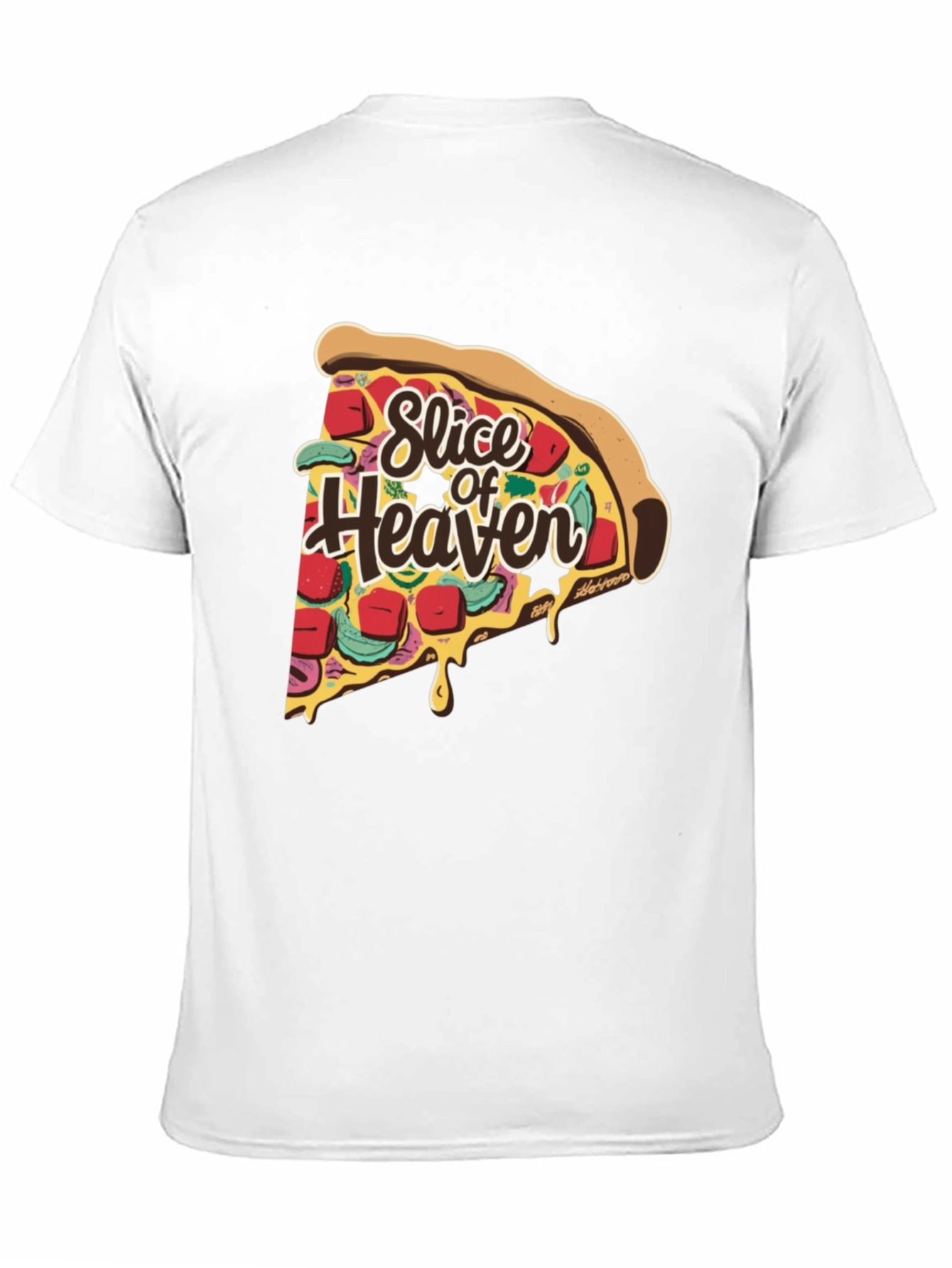 Slice of Heaven Graphic Tee - Funny Pizza T-Shirt