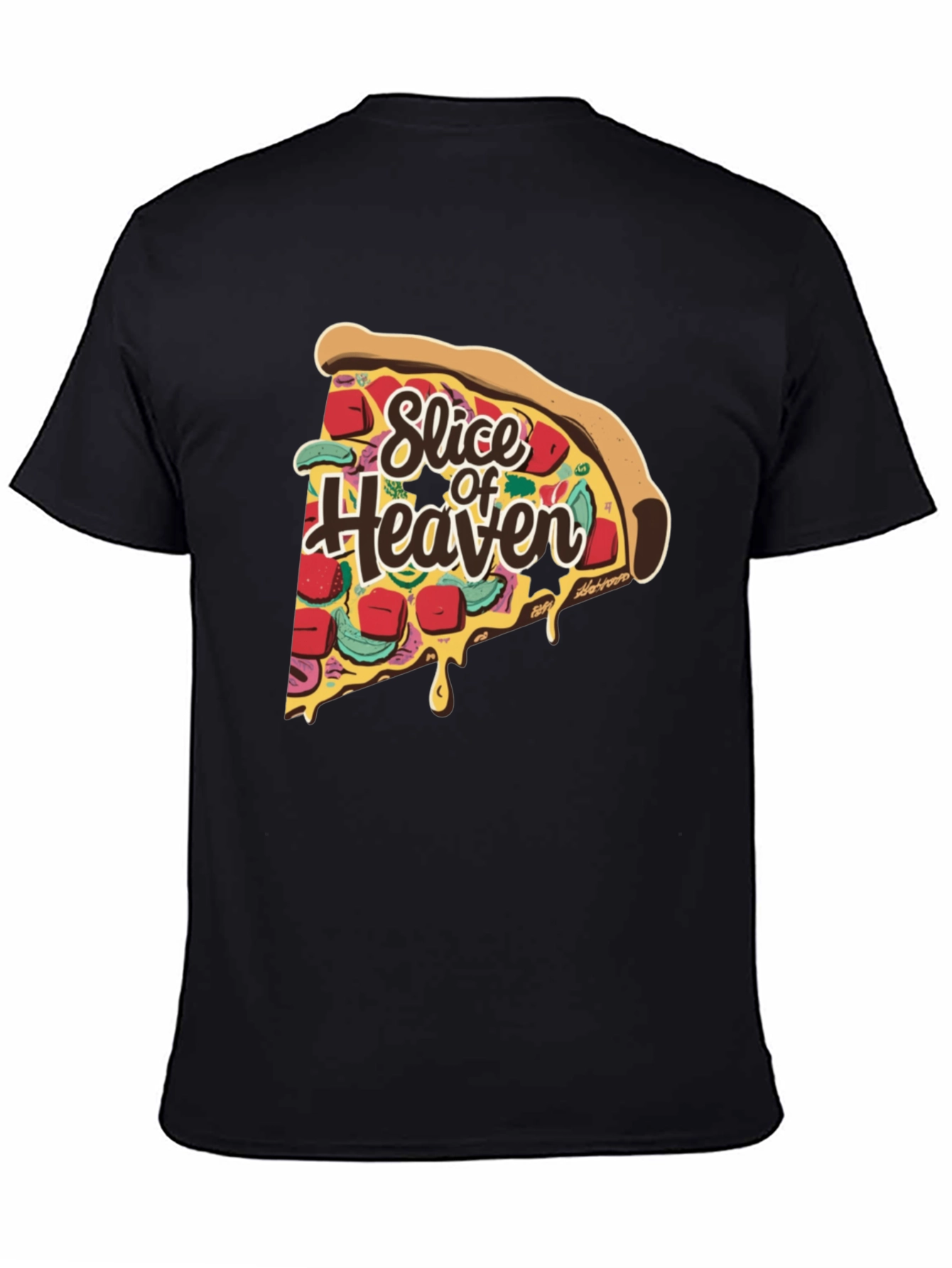 Slice of Heaven Graphic Tee - Funny Pizza T-Shirt