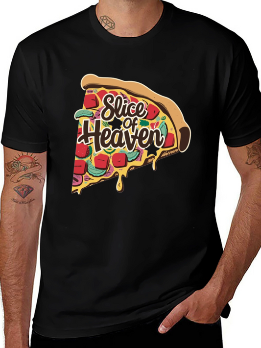 Slice of Heaven Graphic Tee - Funny Pizza T-Shirt