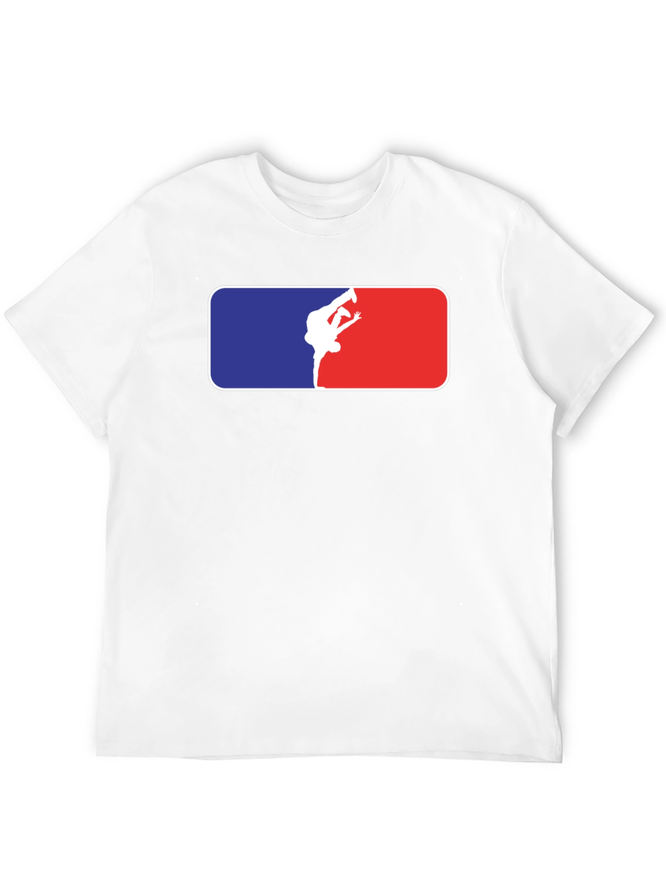 Breakdance Silhouette Graphic T-Shirt - Black