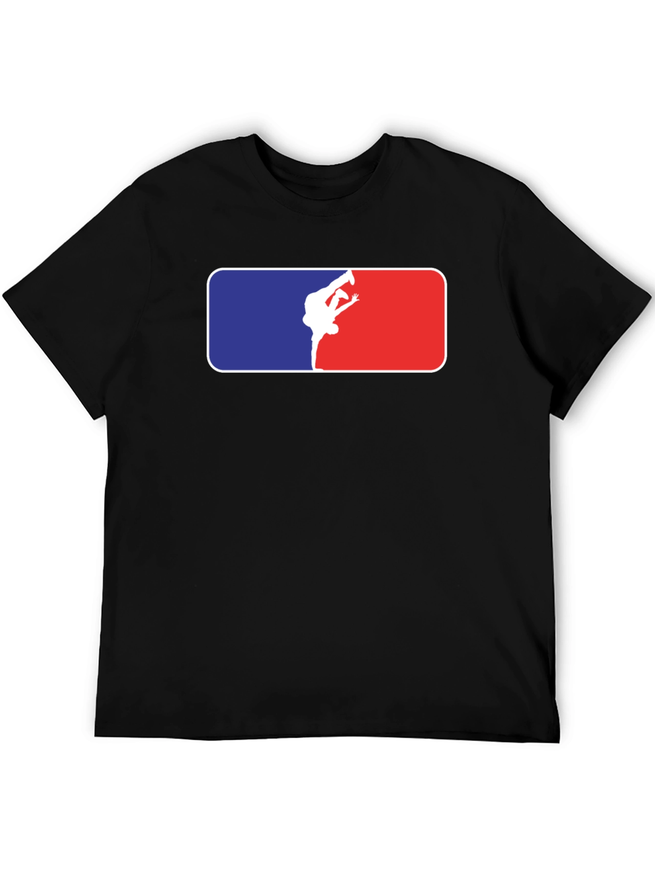 Breakdance Silhouette Graphic T-Shirt - Black