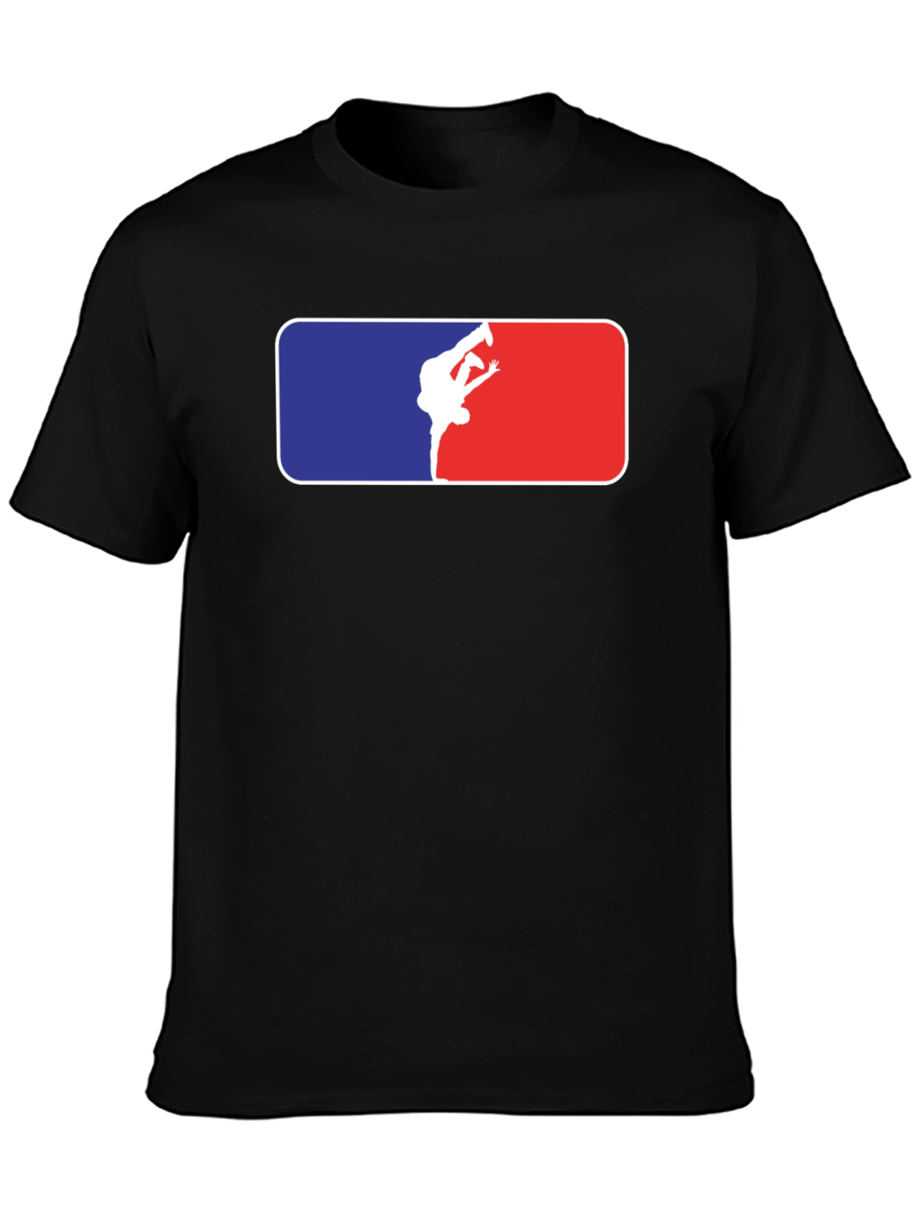 Breakdance Silhouette Graphic T-Shirt - Black