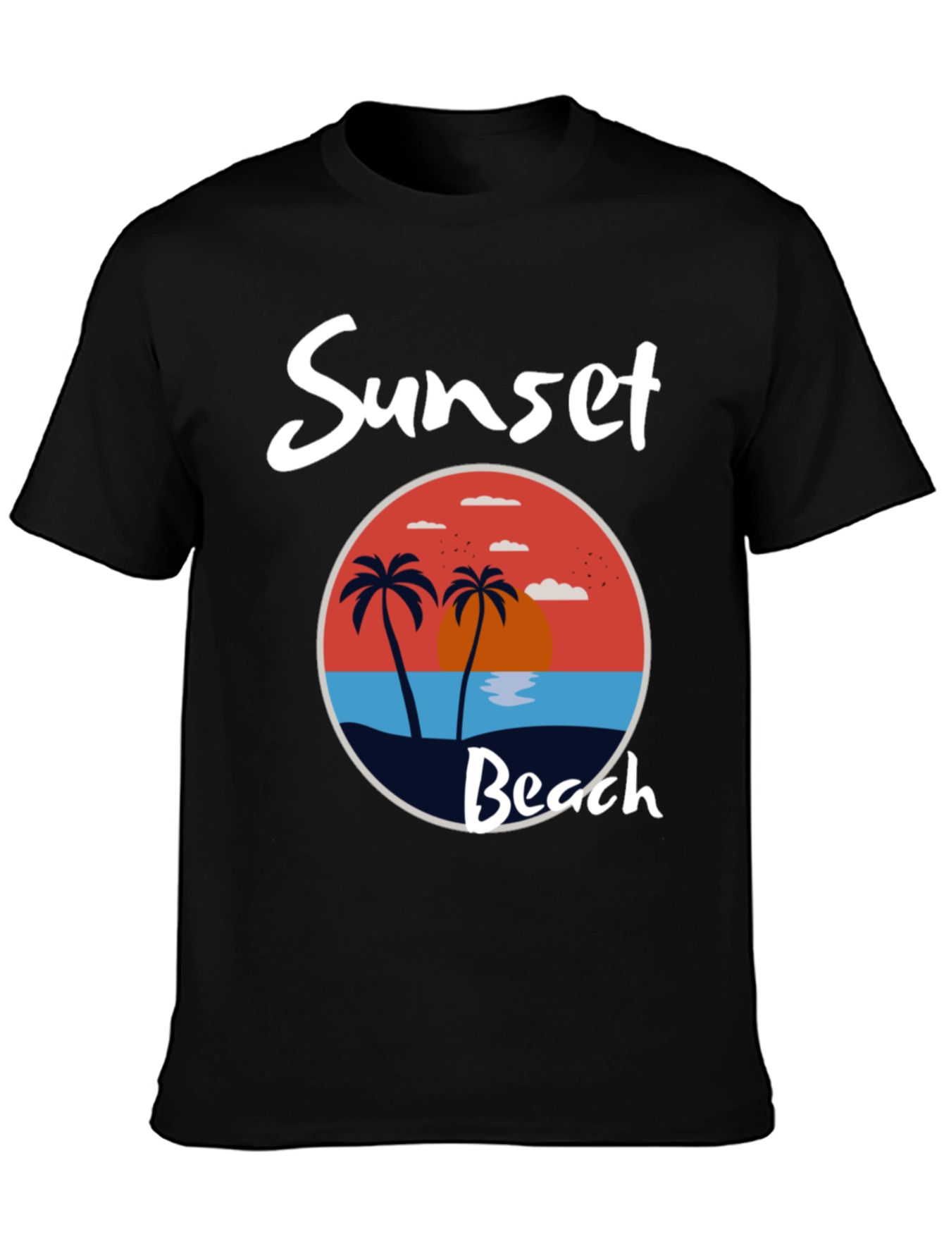 Sunset Beach Graphic T-Shirt