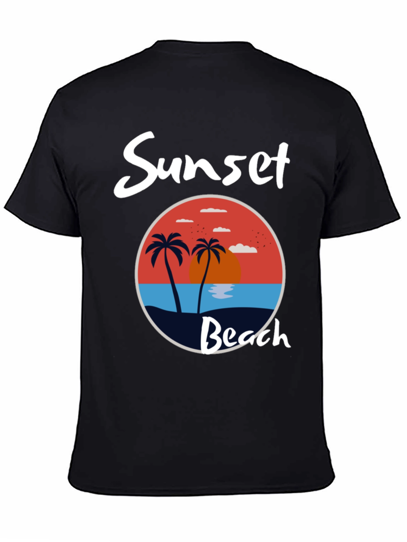 Sunset Beach Graphic T-Shirt