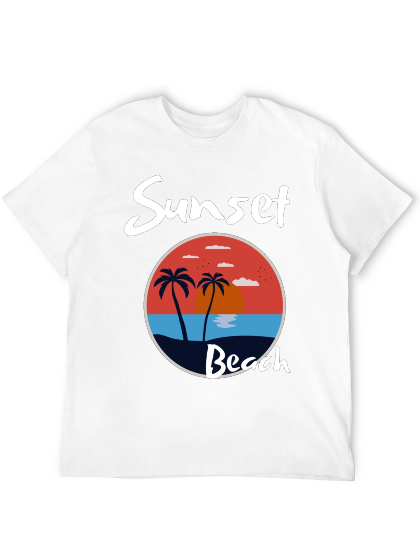 Sunset Beach Graphic T-Shirt