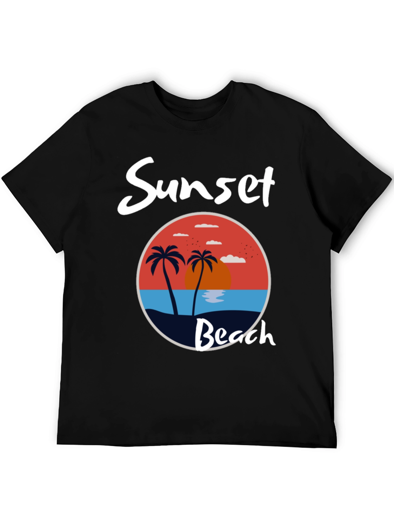 Sunset Beach Graphic T-Shirt