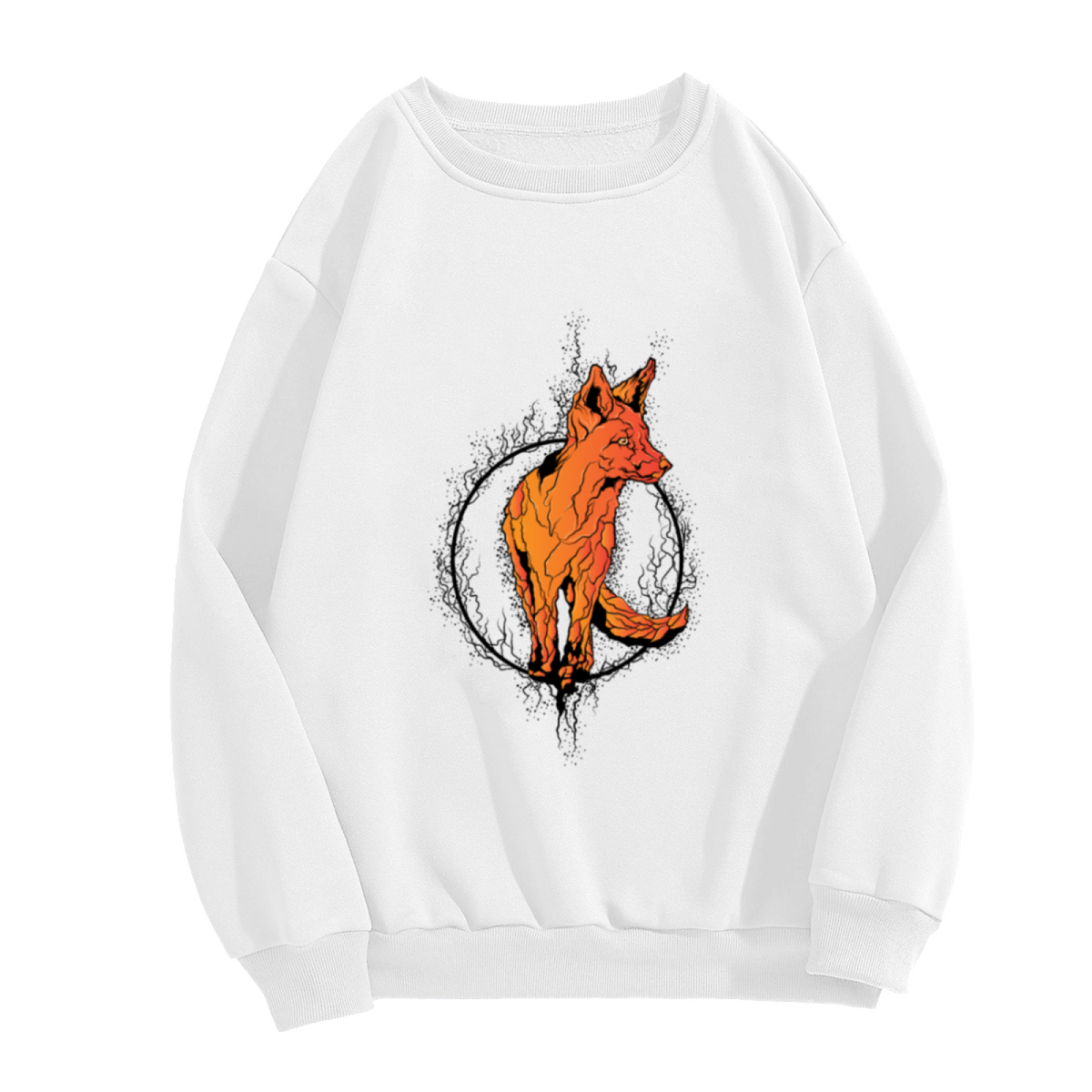 Fox Graphic - Crewneck Sweatshirt | Fox Lover, Fox Gift, Animal Design Gift