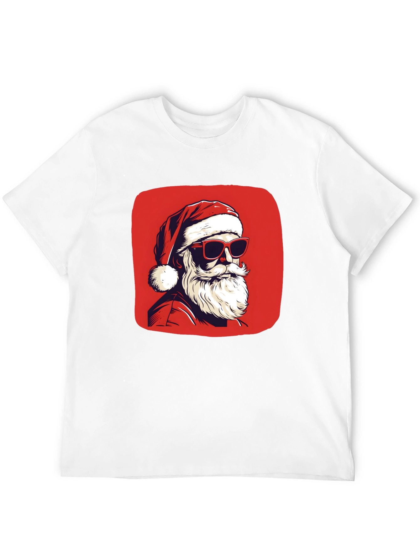 Cool Santa Graphic T-Shirt - Holiday Style