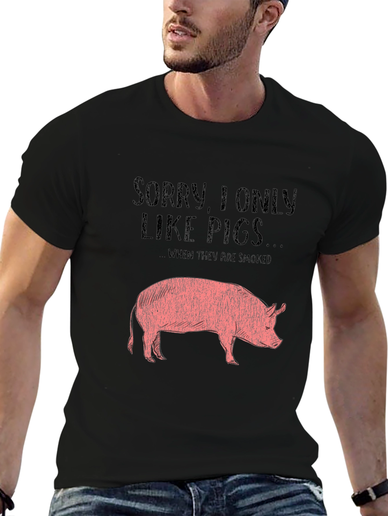 Funny Smoked Pigs T-Shirt