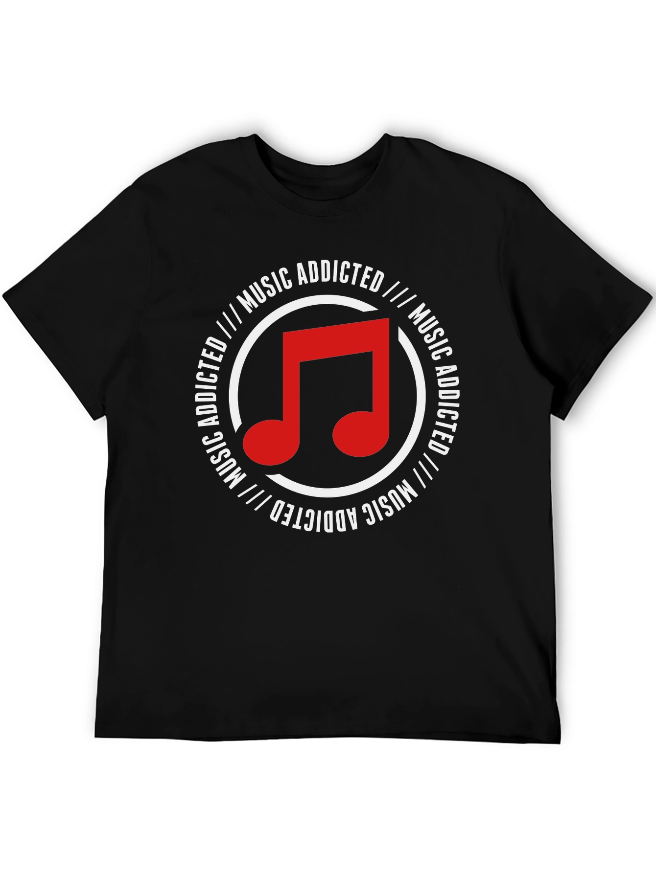 Music Addicted Graphic T-Shirt
