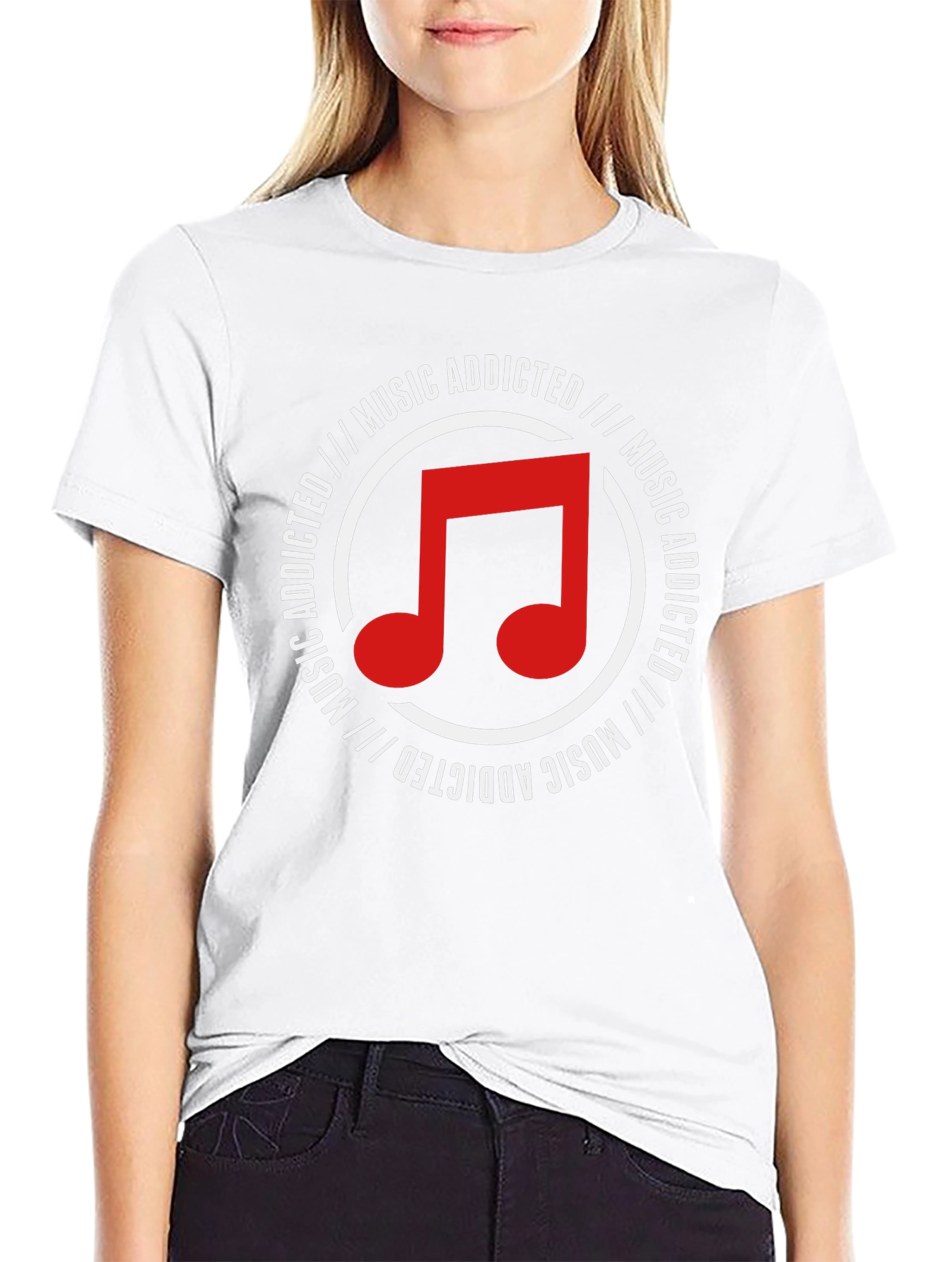 Music Addicted Graphic T-Shirt