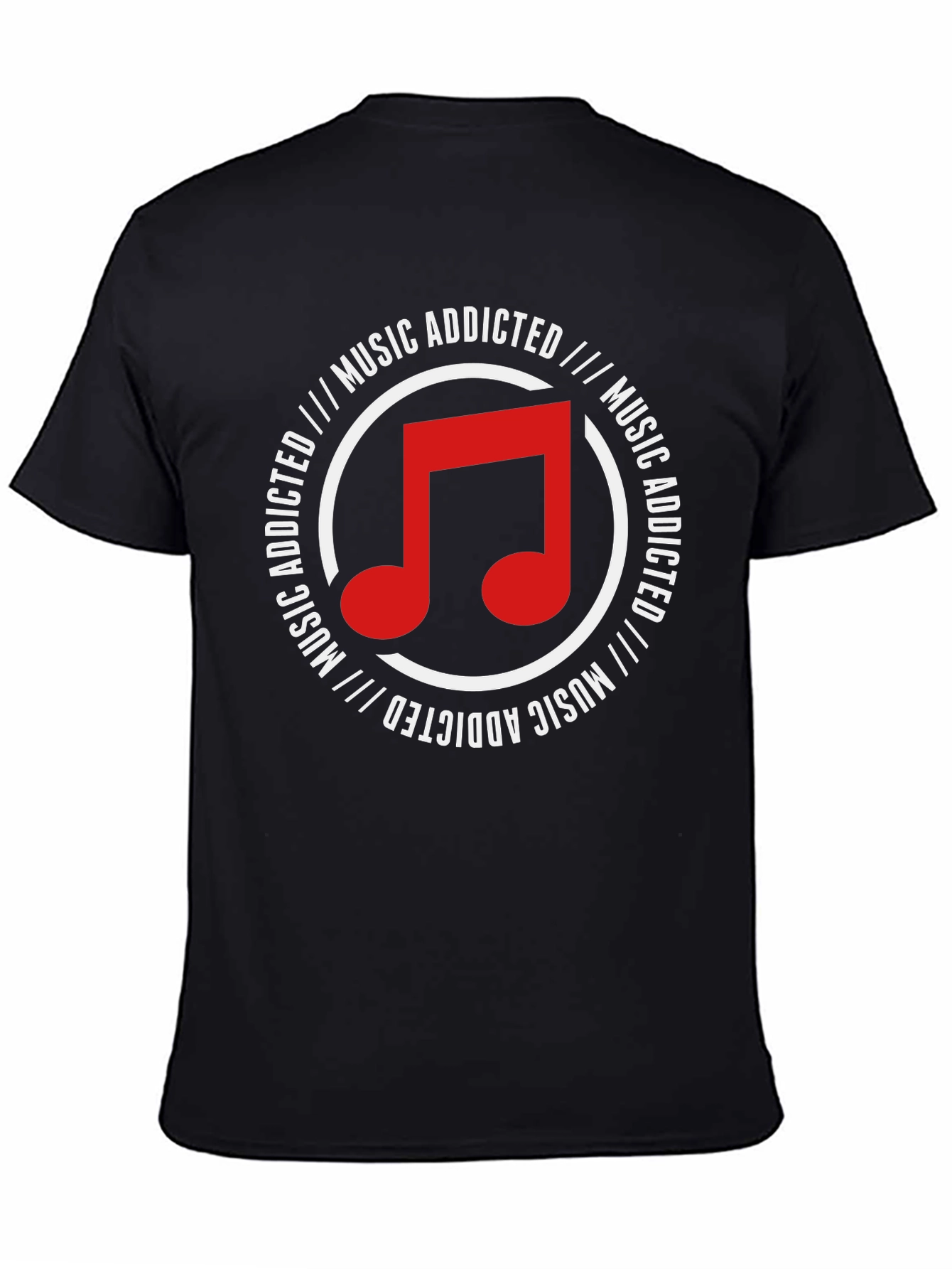 Music Addicted Graphic T-Shirt