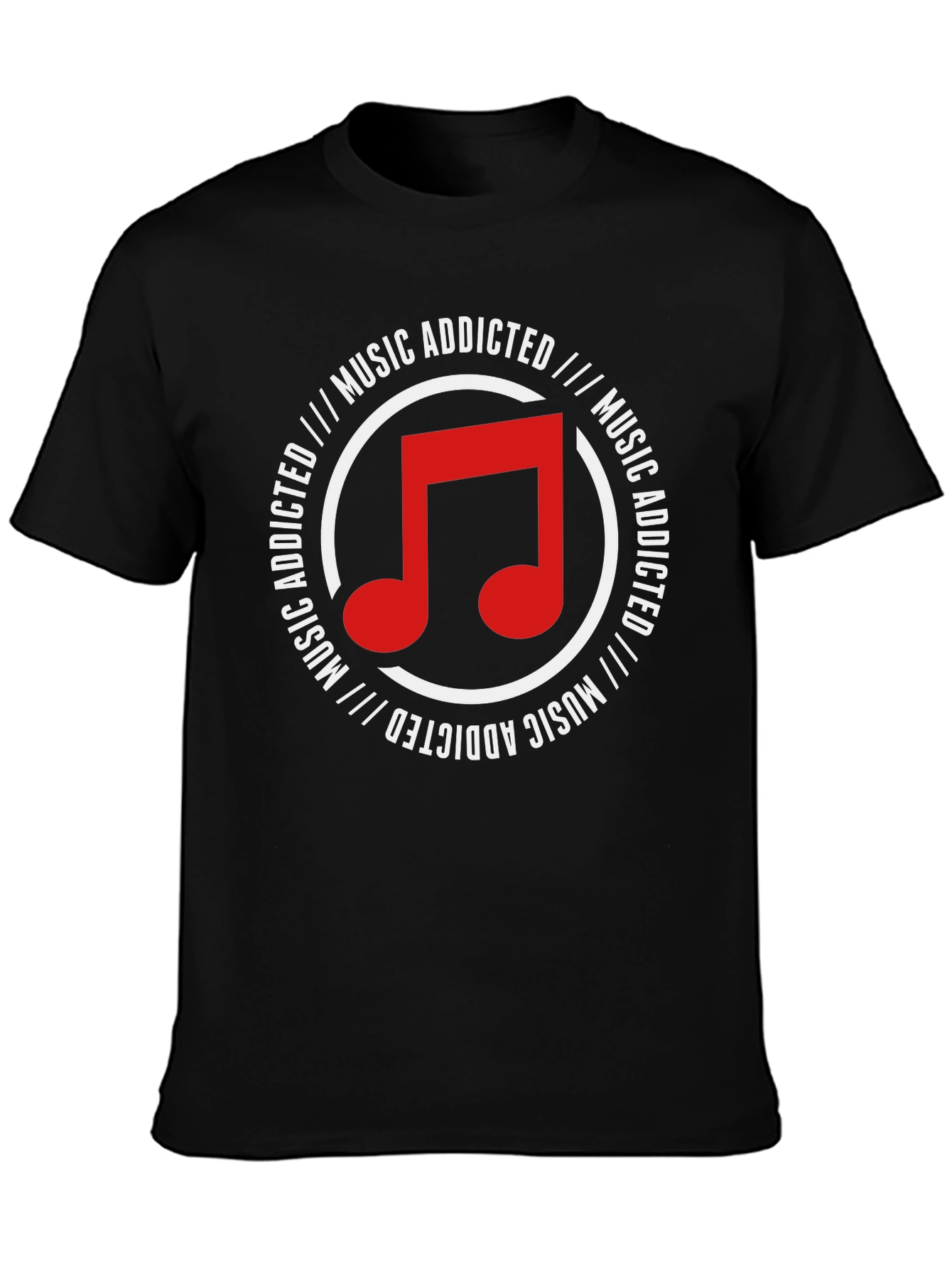 Music Addicted Graphic T-Shirt