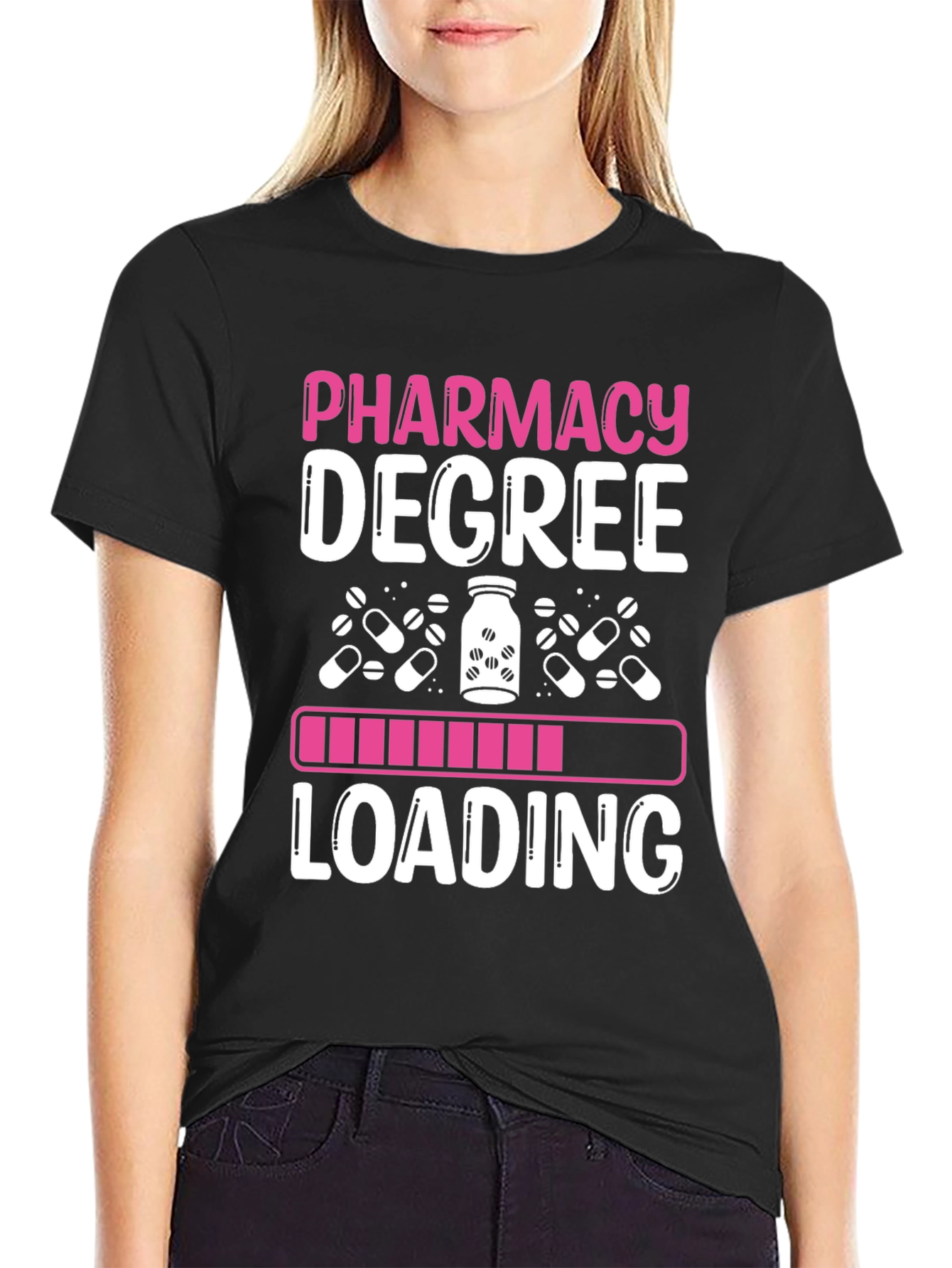 Pharmacy Degree Loading T-Shirt