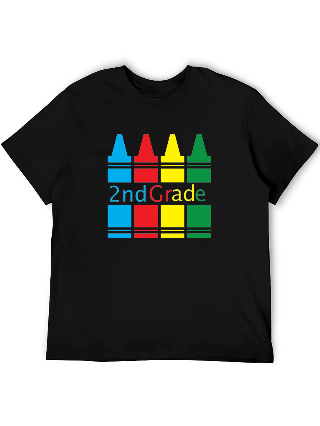 2nd Grade Crayon T-Shirt