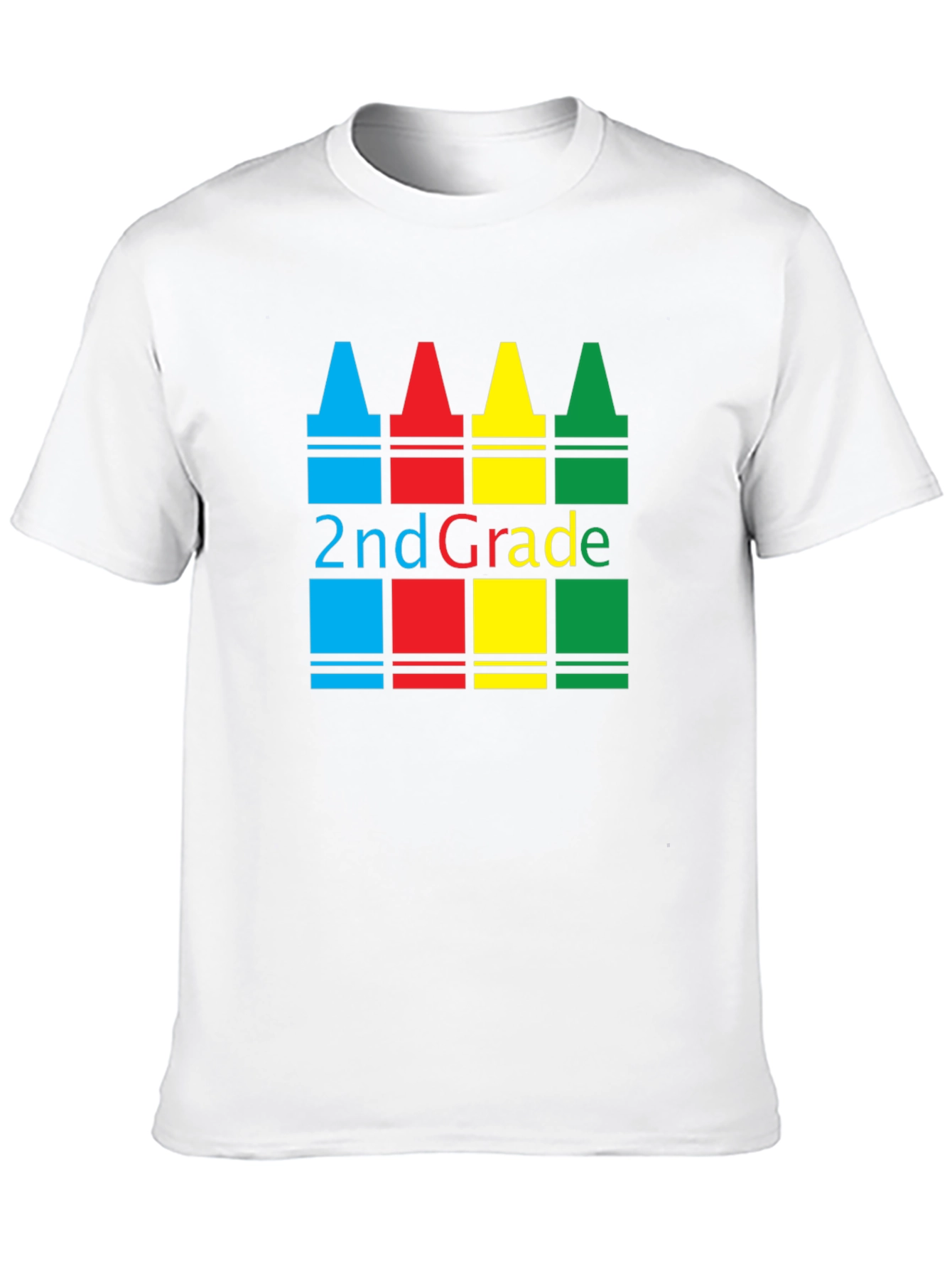 2nd Grade Crayon T-Shirt