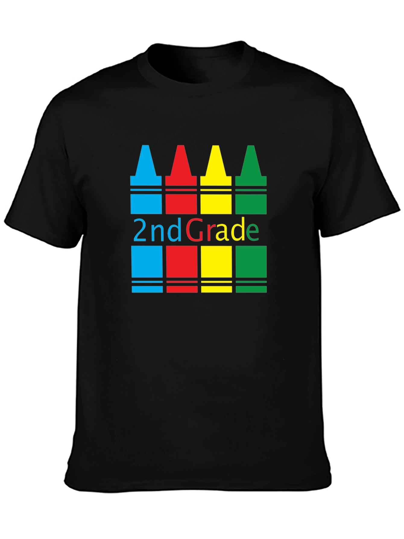 2nd Grade Crayon T-Shirt