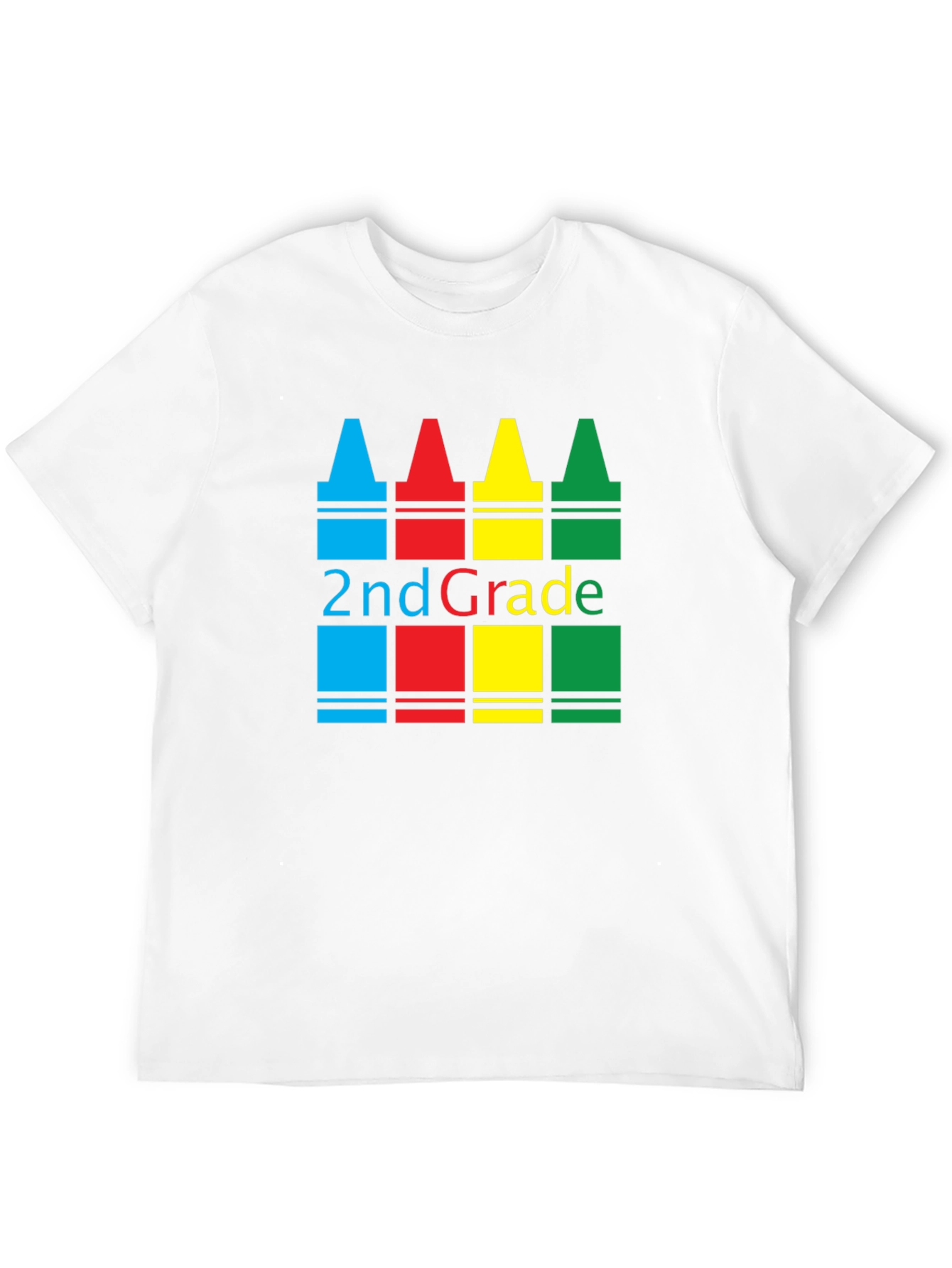2nd Grade Crayon T-Shirt