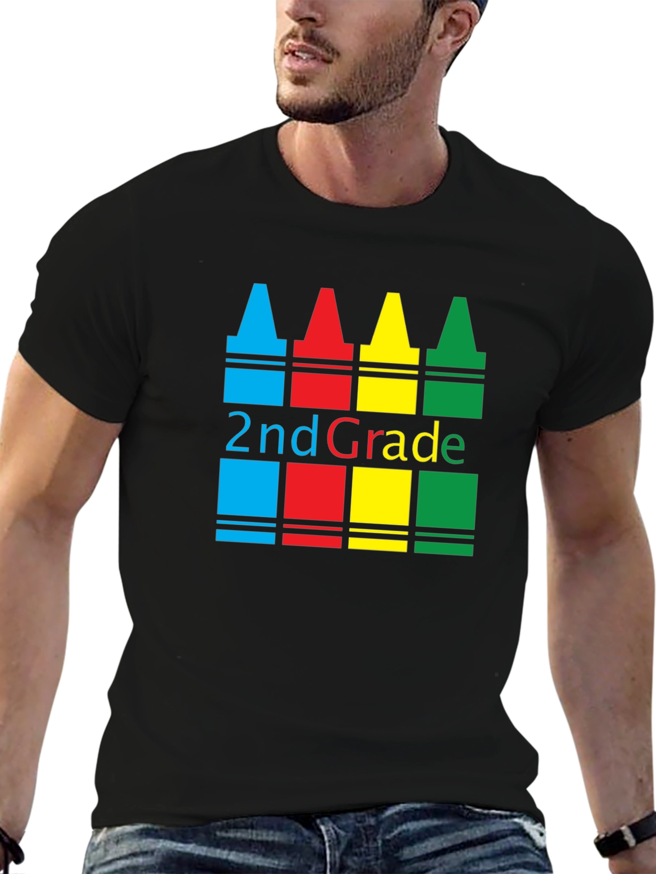2nd Grade Crayon T-Shirt