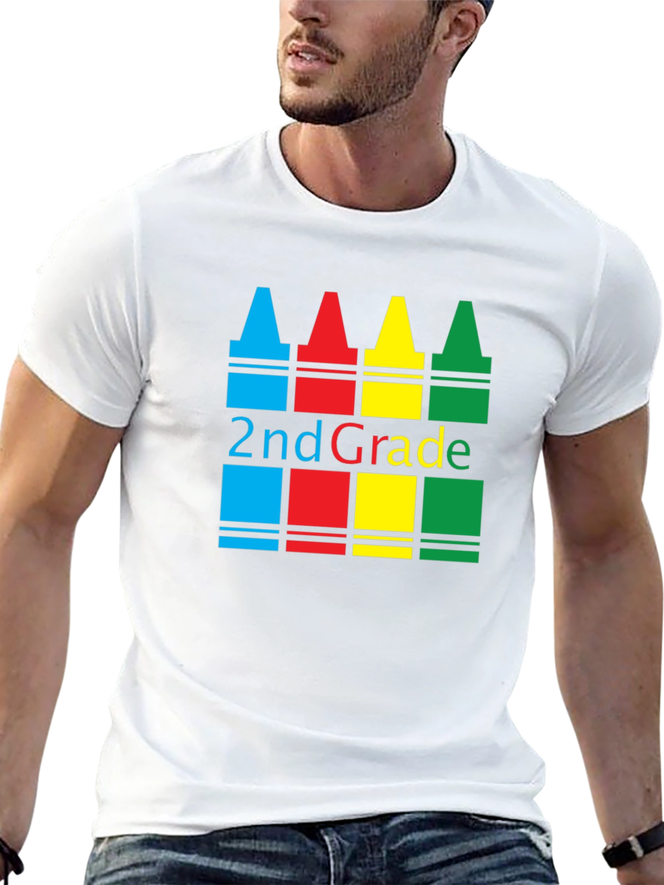 2nd Grade Crayon T-Shirt