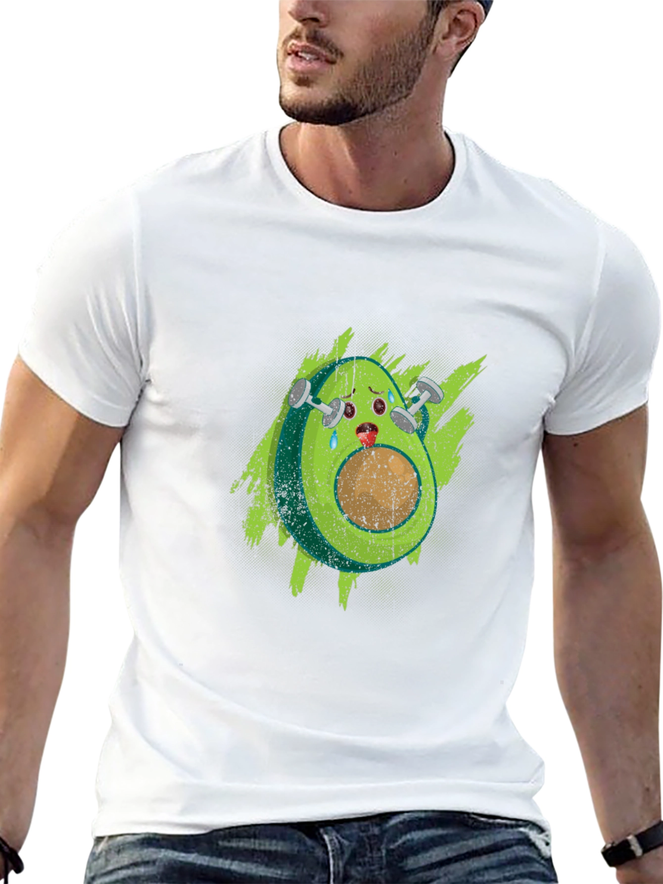 Avocado Gym T-Shirt - Funny Workout Tee